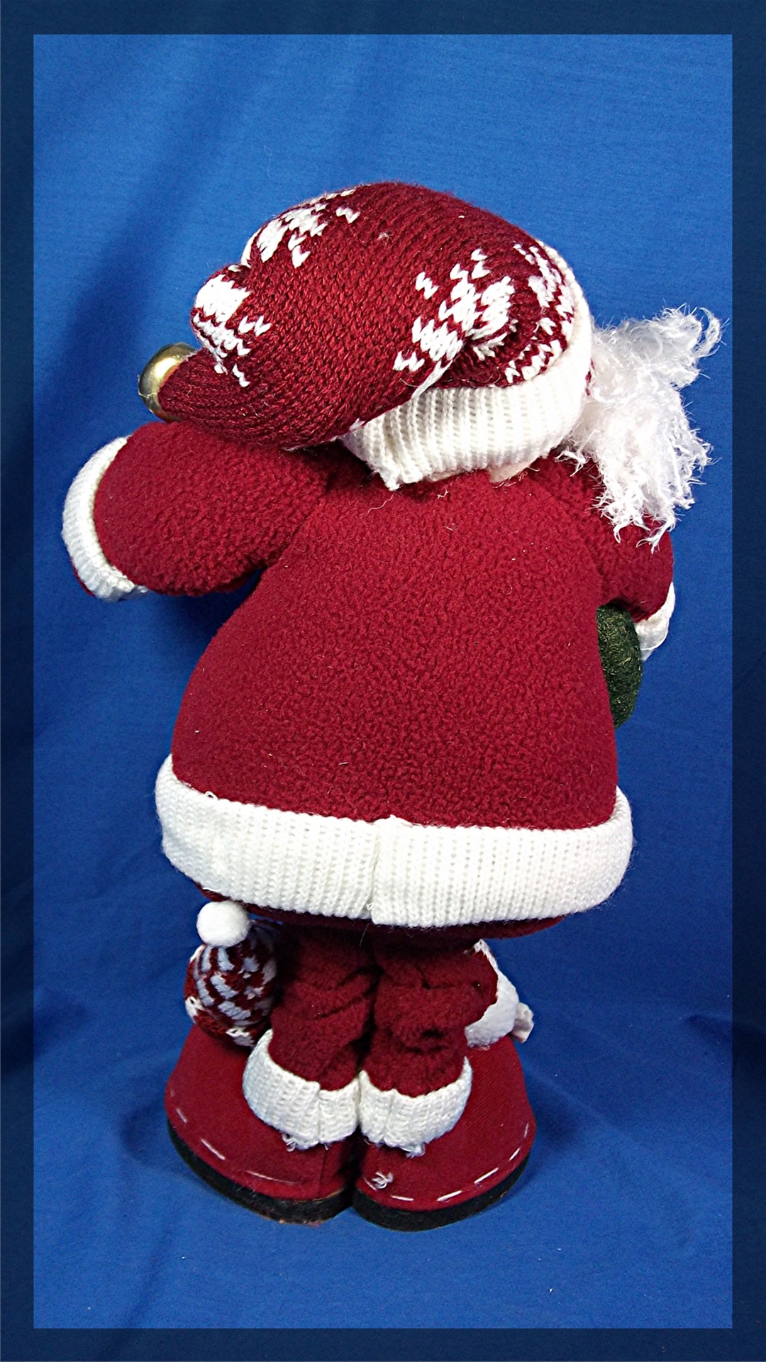 Santa Doll with present bag and fancy shoes