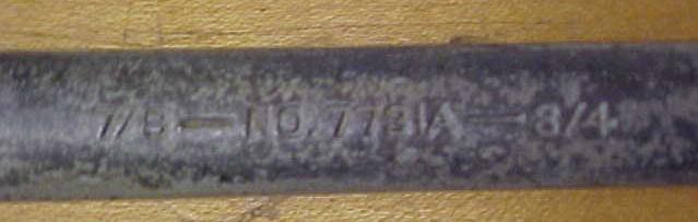 Williams SUPERRENCH Combination Box Wrench 3/4-7/8 inch