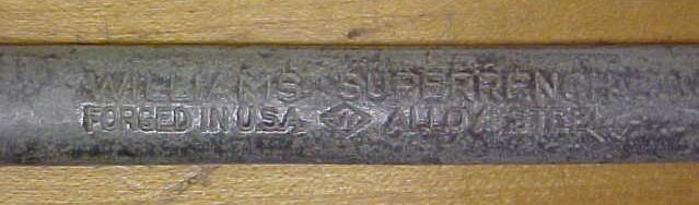 Williams SUPERRENCH Combination Box Wrench 3/4-7/8 inch