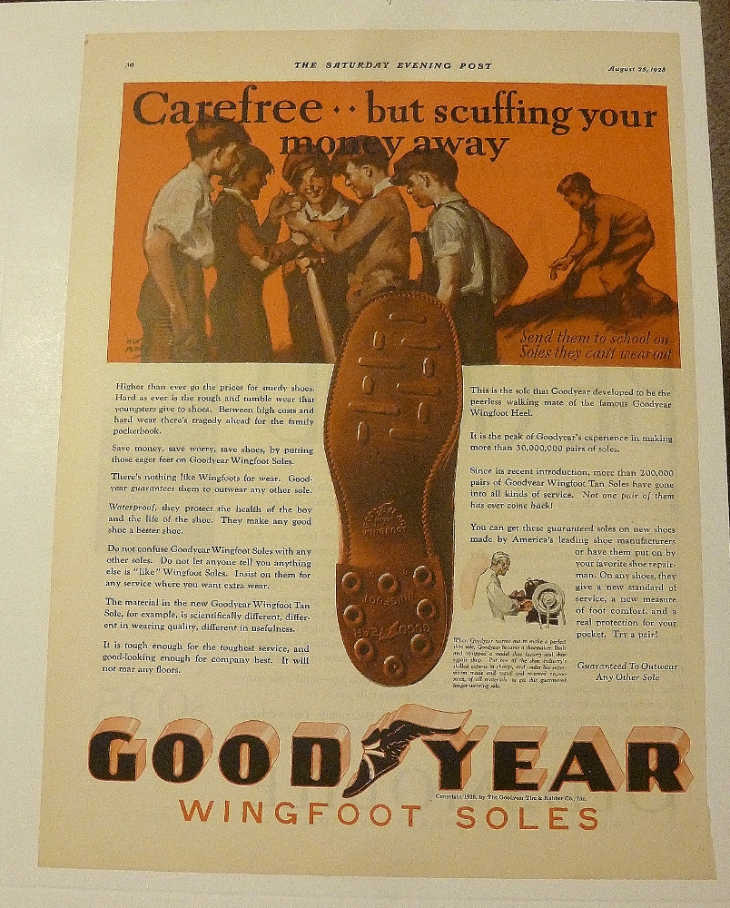 1928 Good Year Soles With Who Goes First