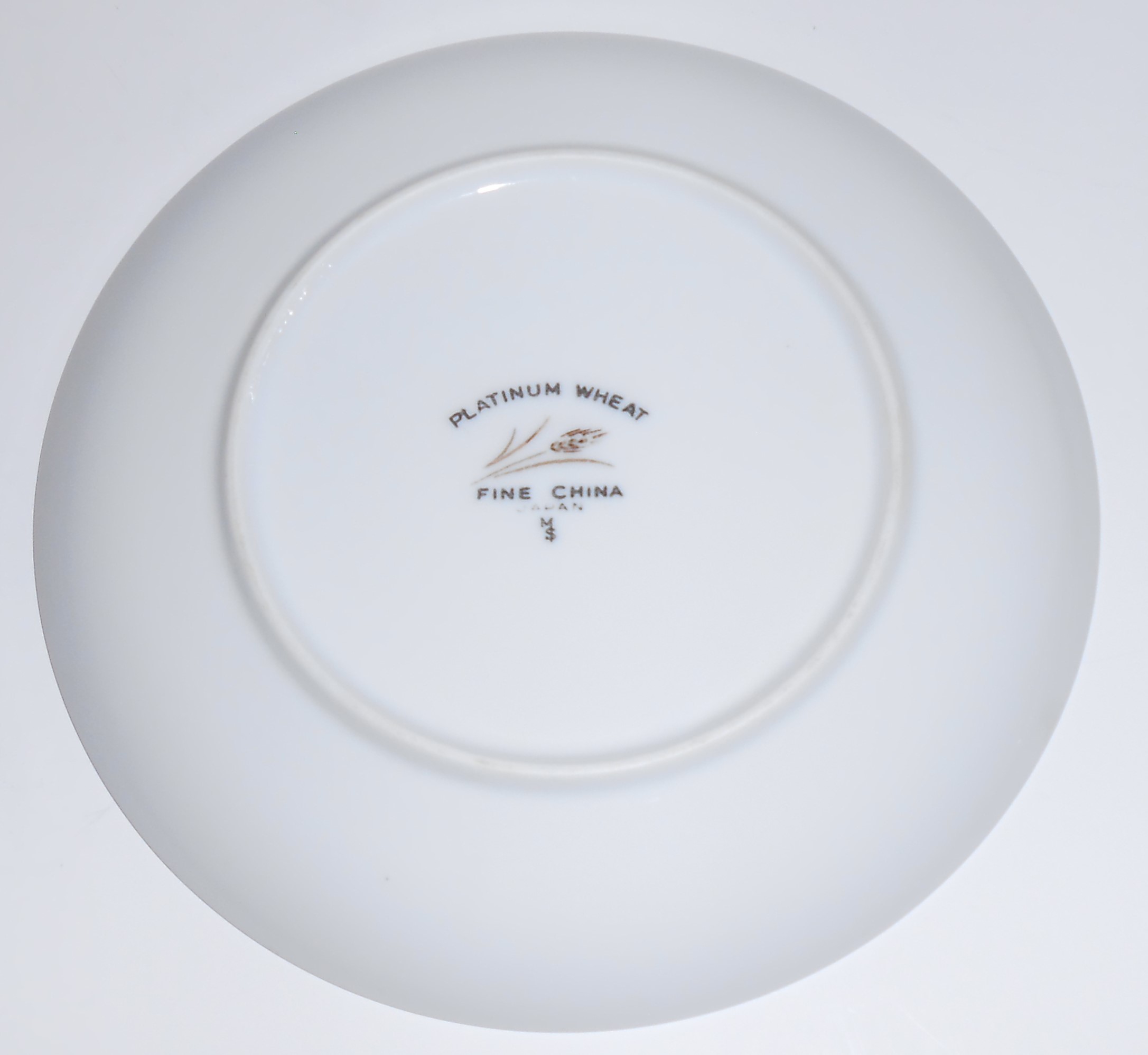 Fine China of Japan Platinum Wheat Bread Plate