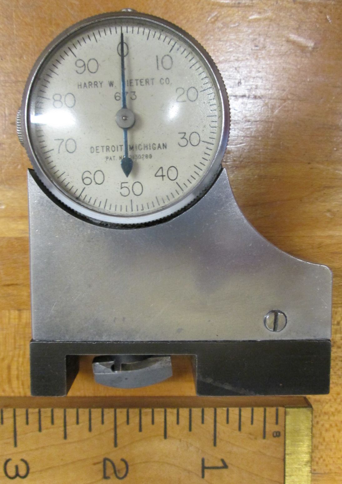 Dietert Slot Groove Depth Gauge Dial Indicator Gage