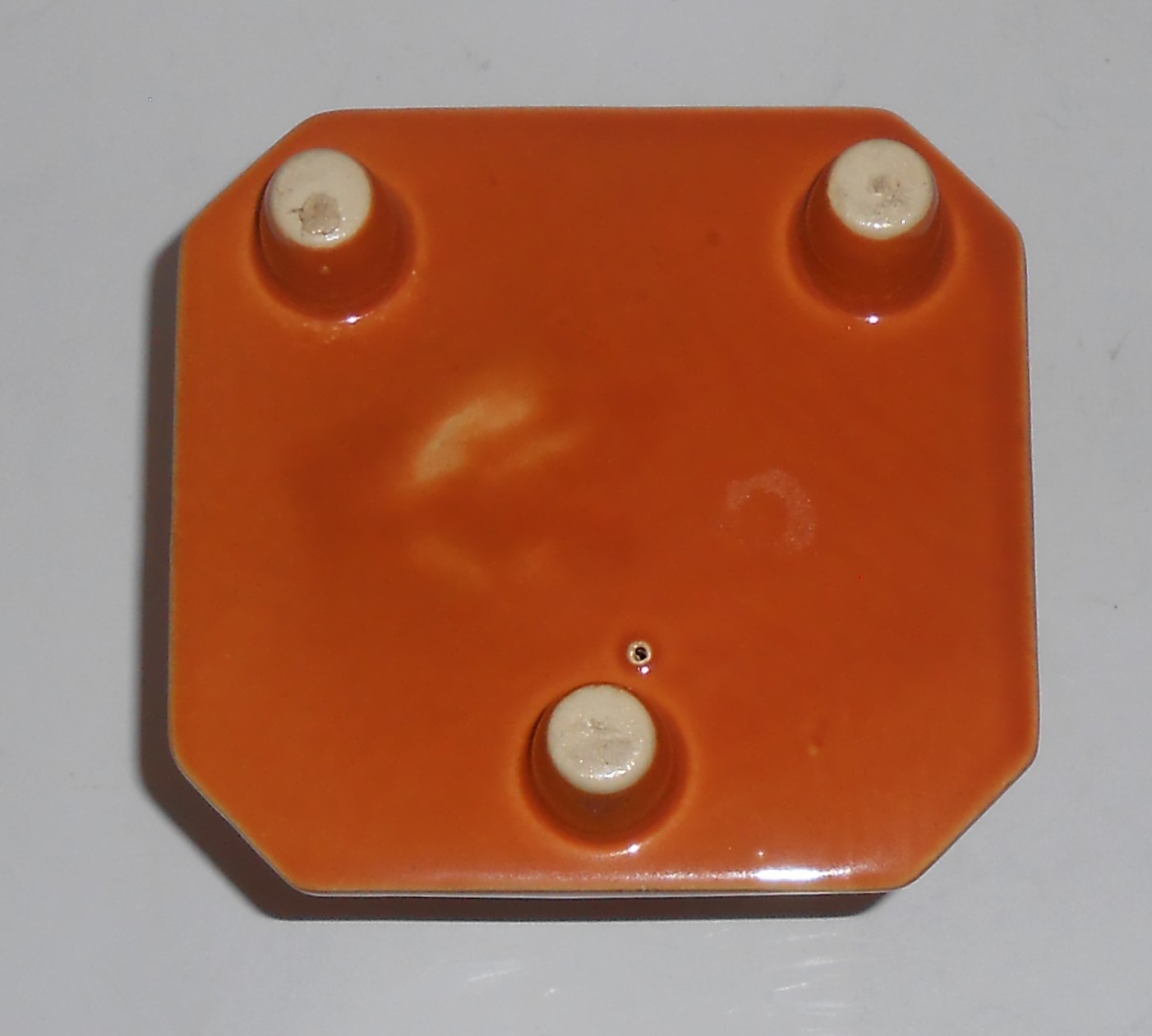 Coors Pottery Rosebud Orange Honeypot Robert Schneider