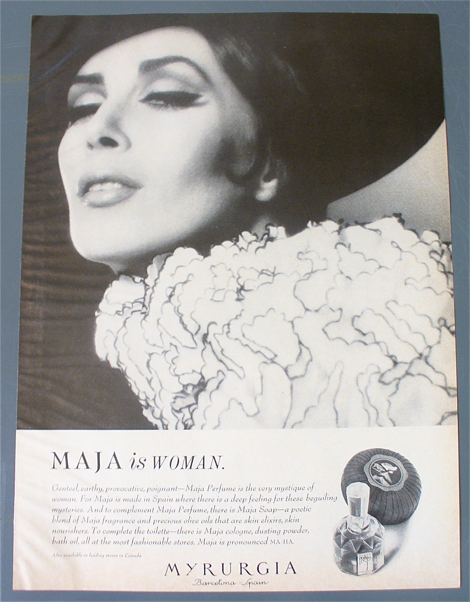 1966 Myrurgia Perfume with Maja