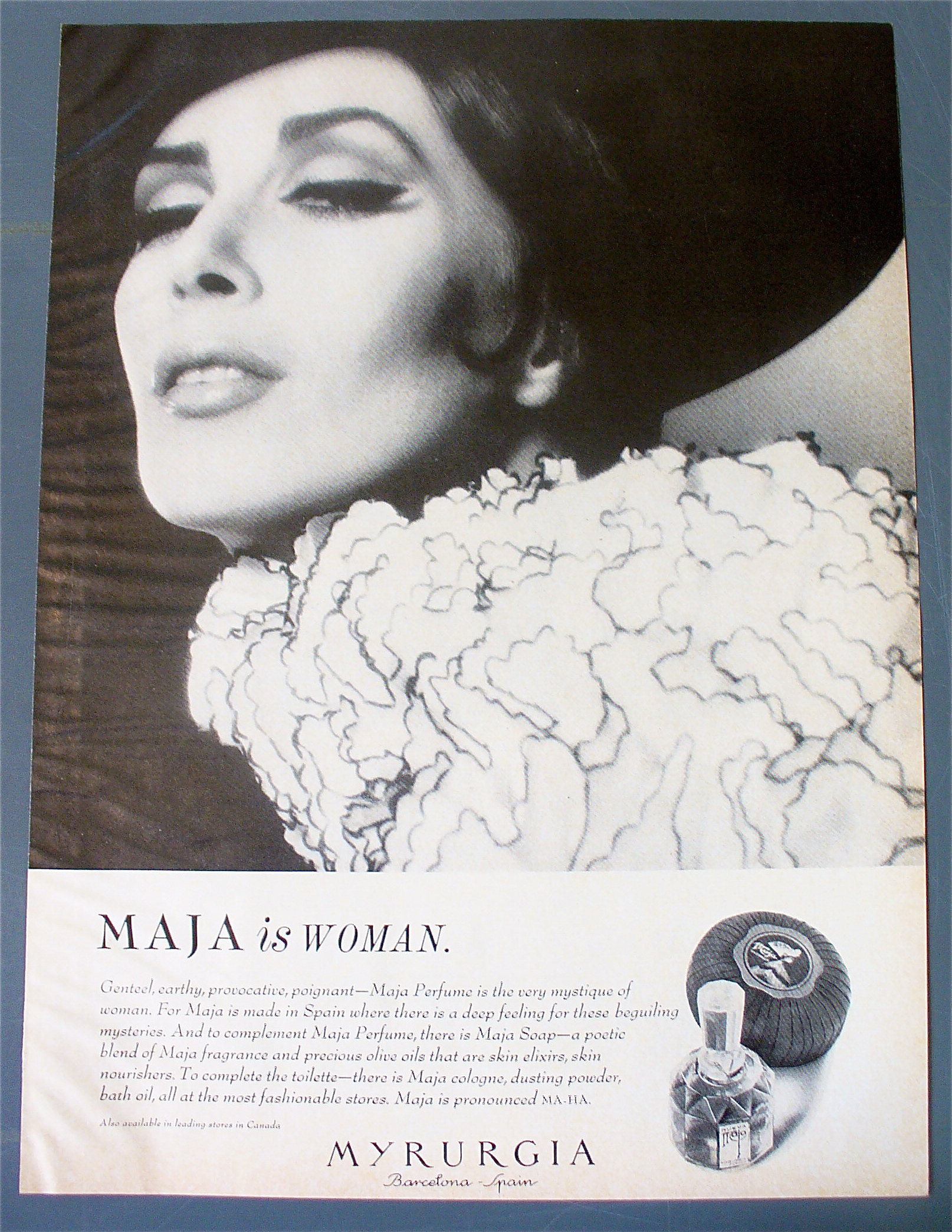 1966 Myrurgia Perfume with Maja