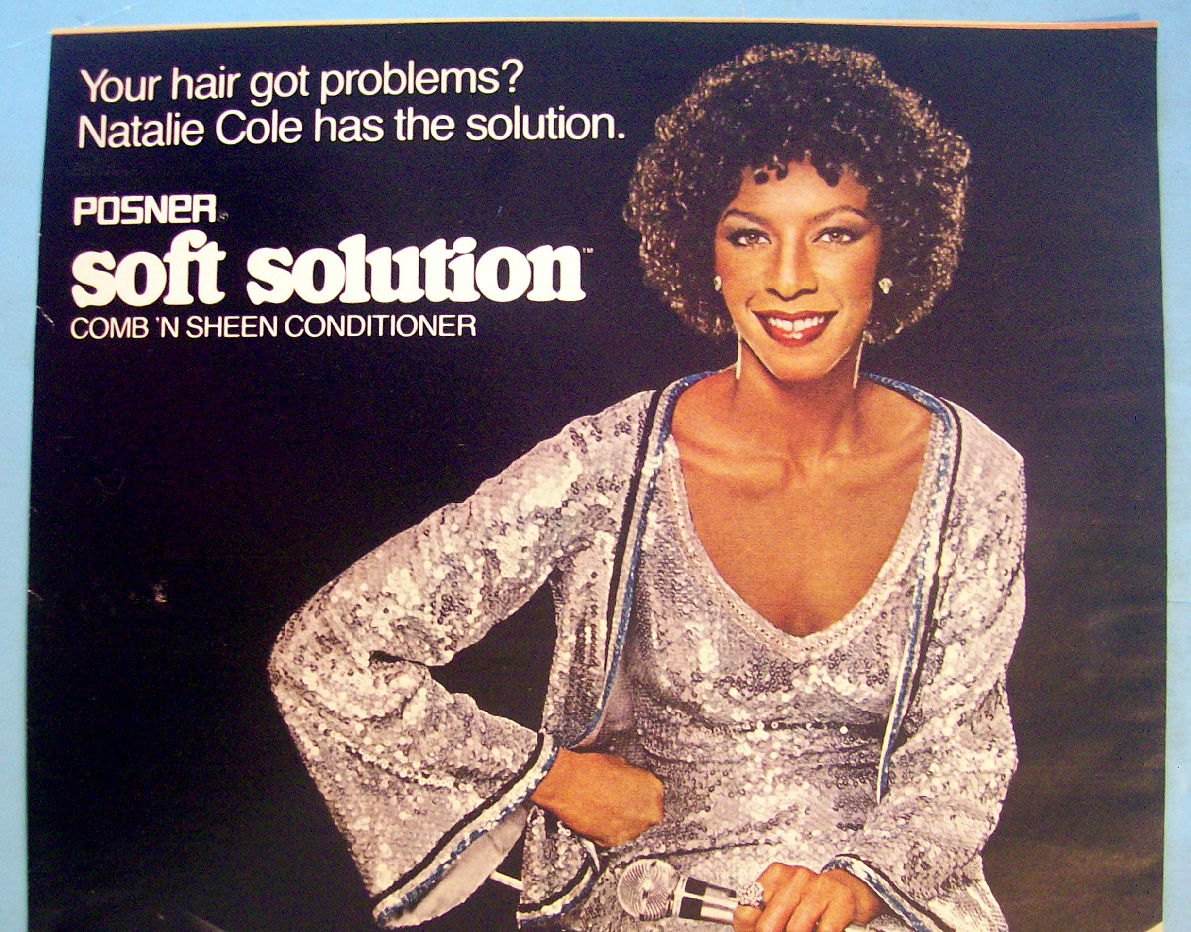 1980 Posner Soft Solution with Singer Natalie Cole