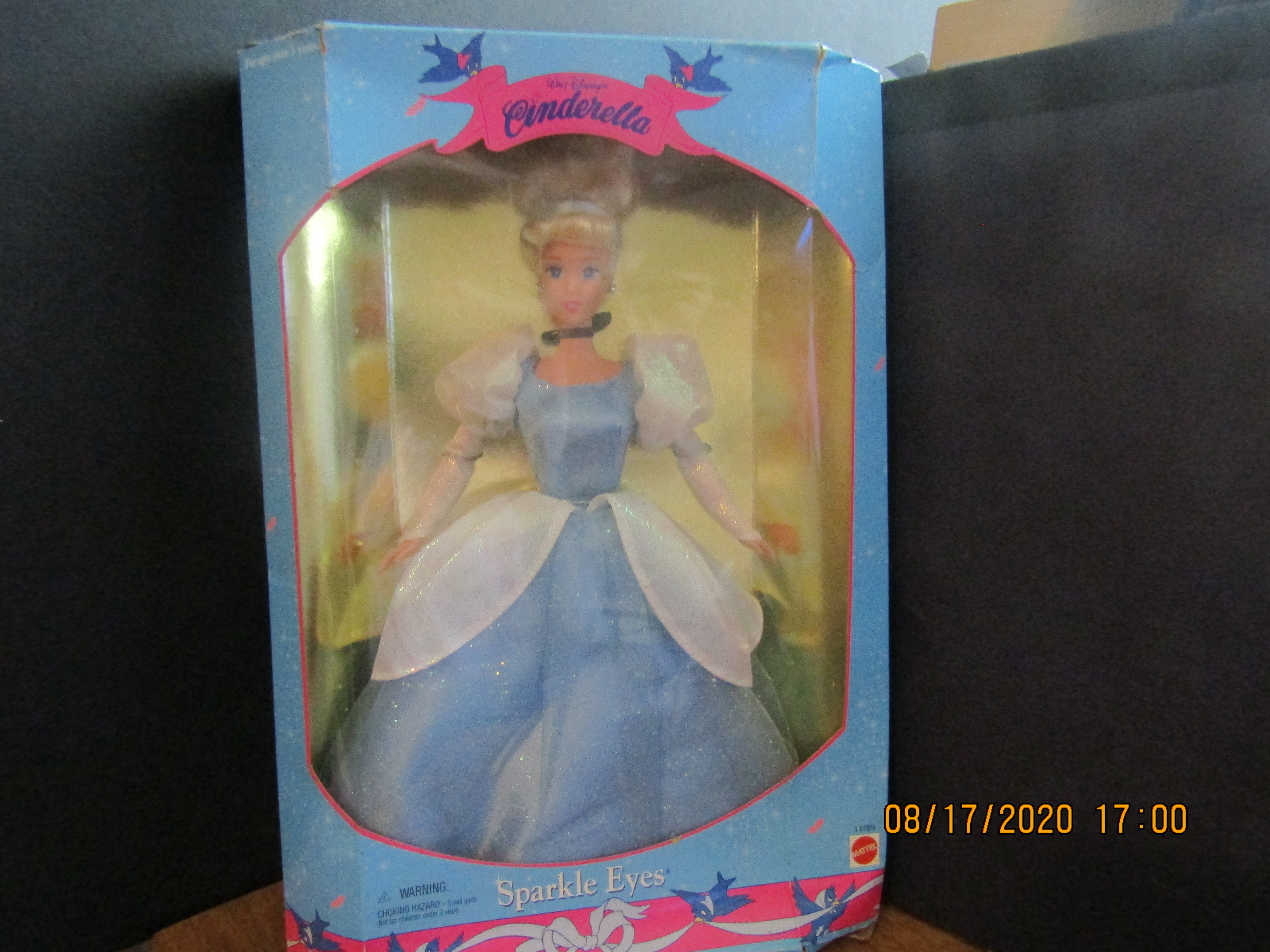 Barbie Walt Disney Cinderella Sparkle Eyes Doll