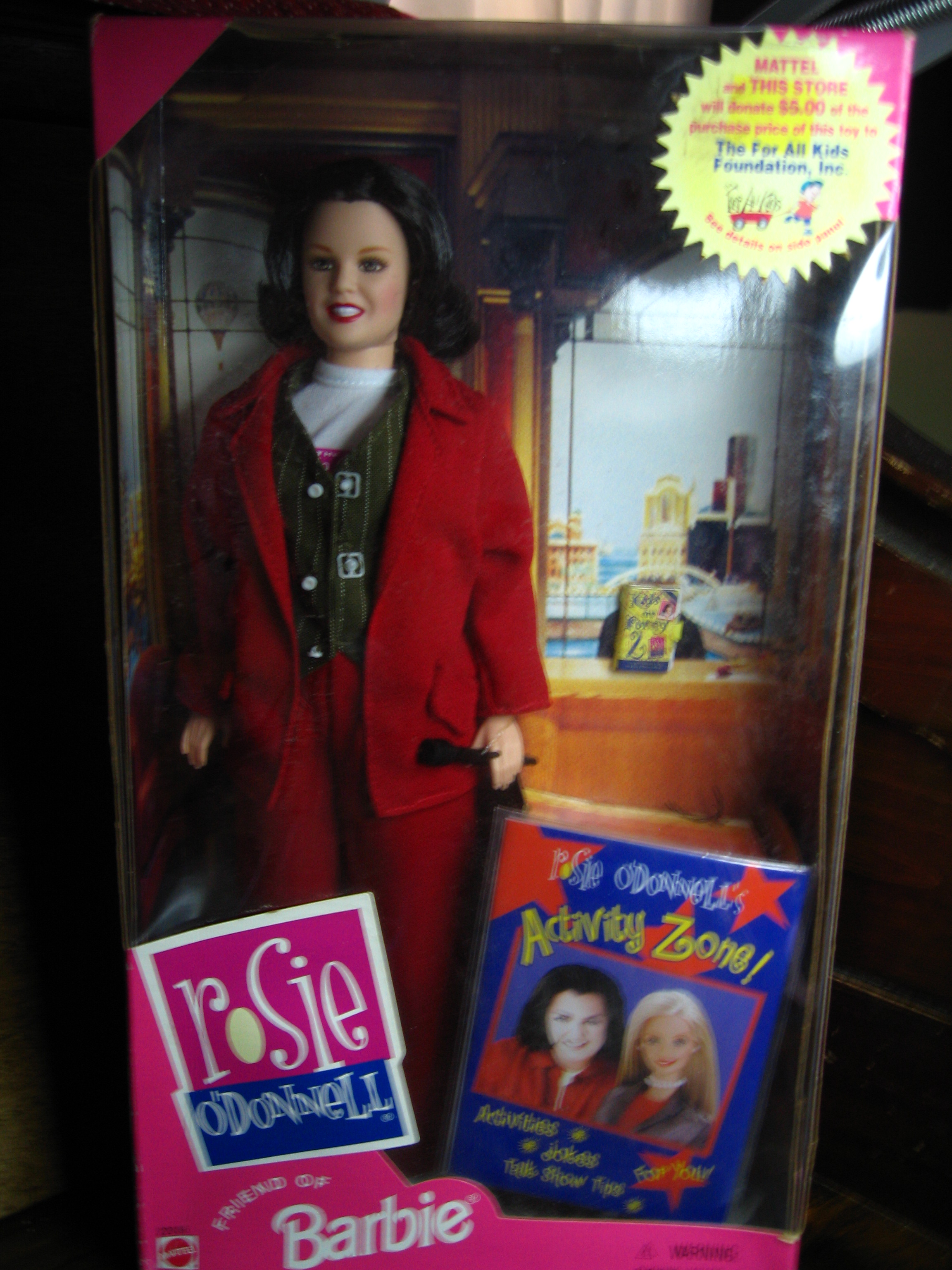 Rosie O'Donnell Friend Of Barbie Doll