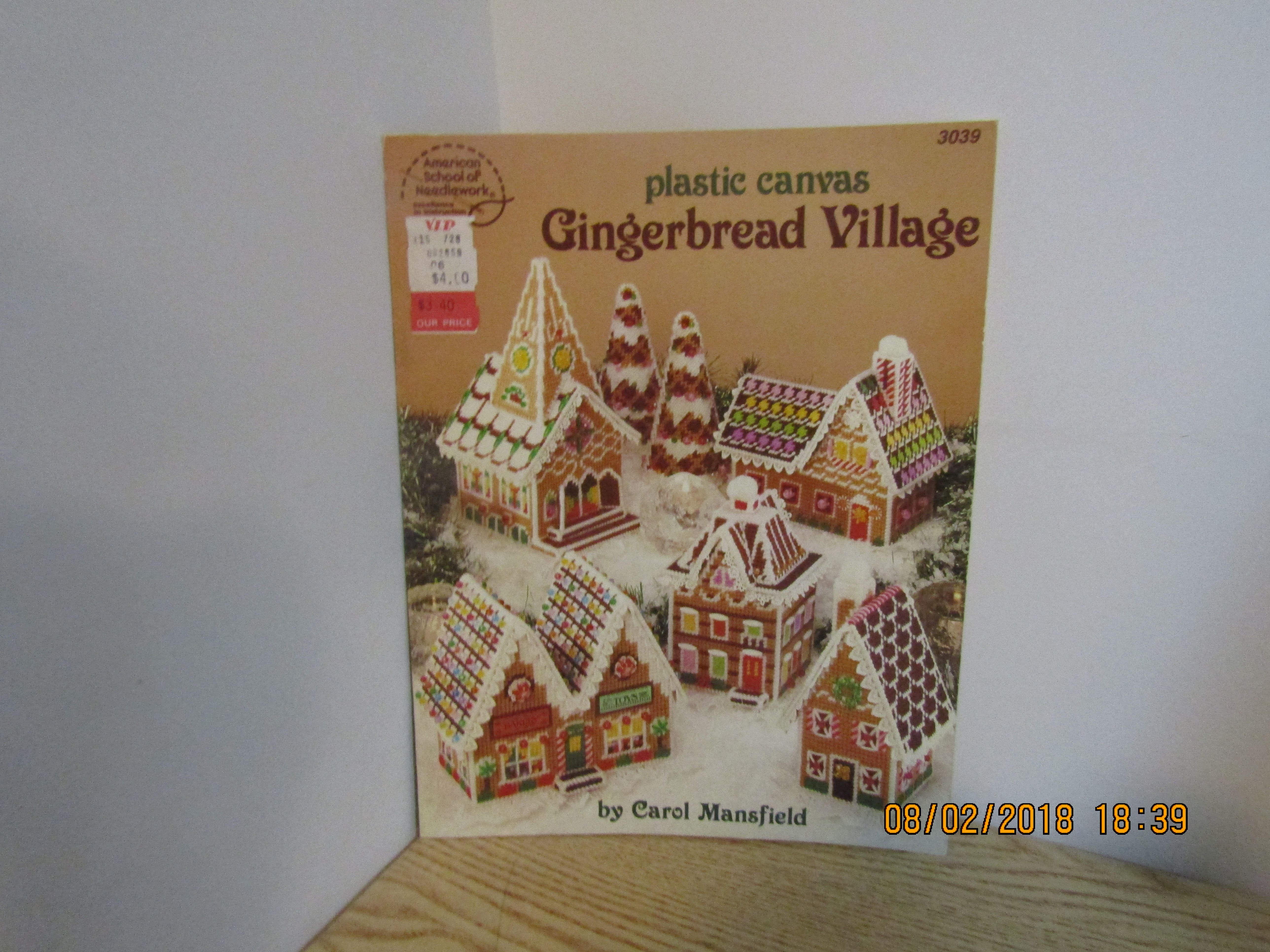 ASN Plastic Canvas Gingerbread Village #3039