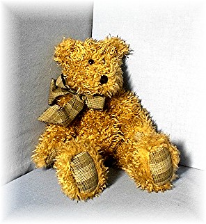 19 IncBOYD Light Tan Pellet Fill Curly  Bear