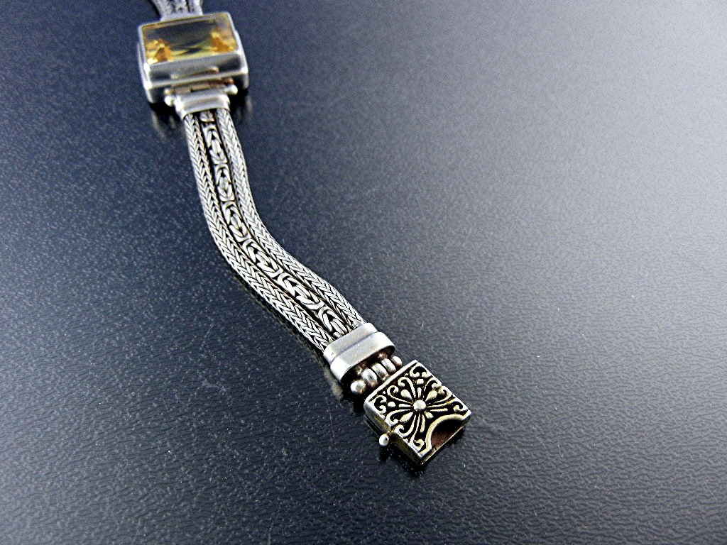 Bracelet SARDA Sterling Silver Citrine