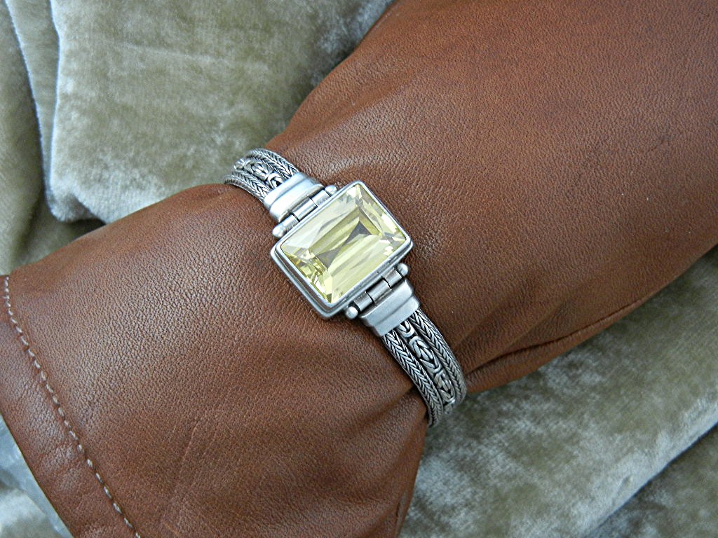 Bracelet SARDA Sterling Silver Citrine