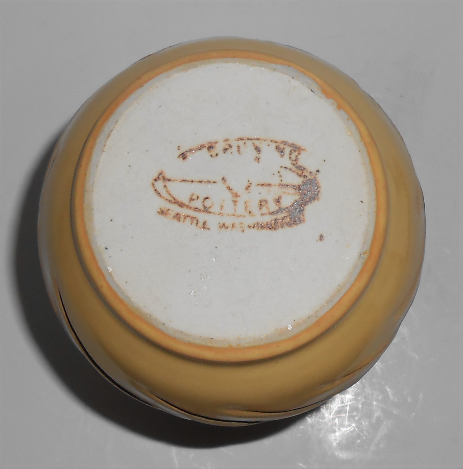Early Bruning Studio Pottery Seattle 8.5in Vase