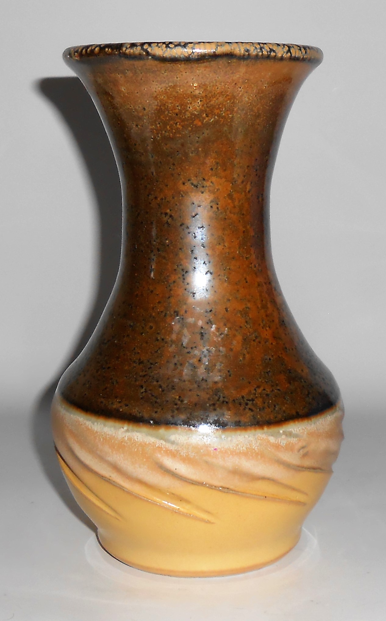 Early Bruning Studio Pottery Seattle 8.5in Vase