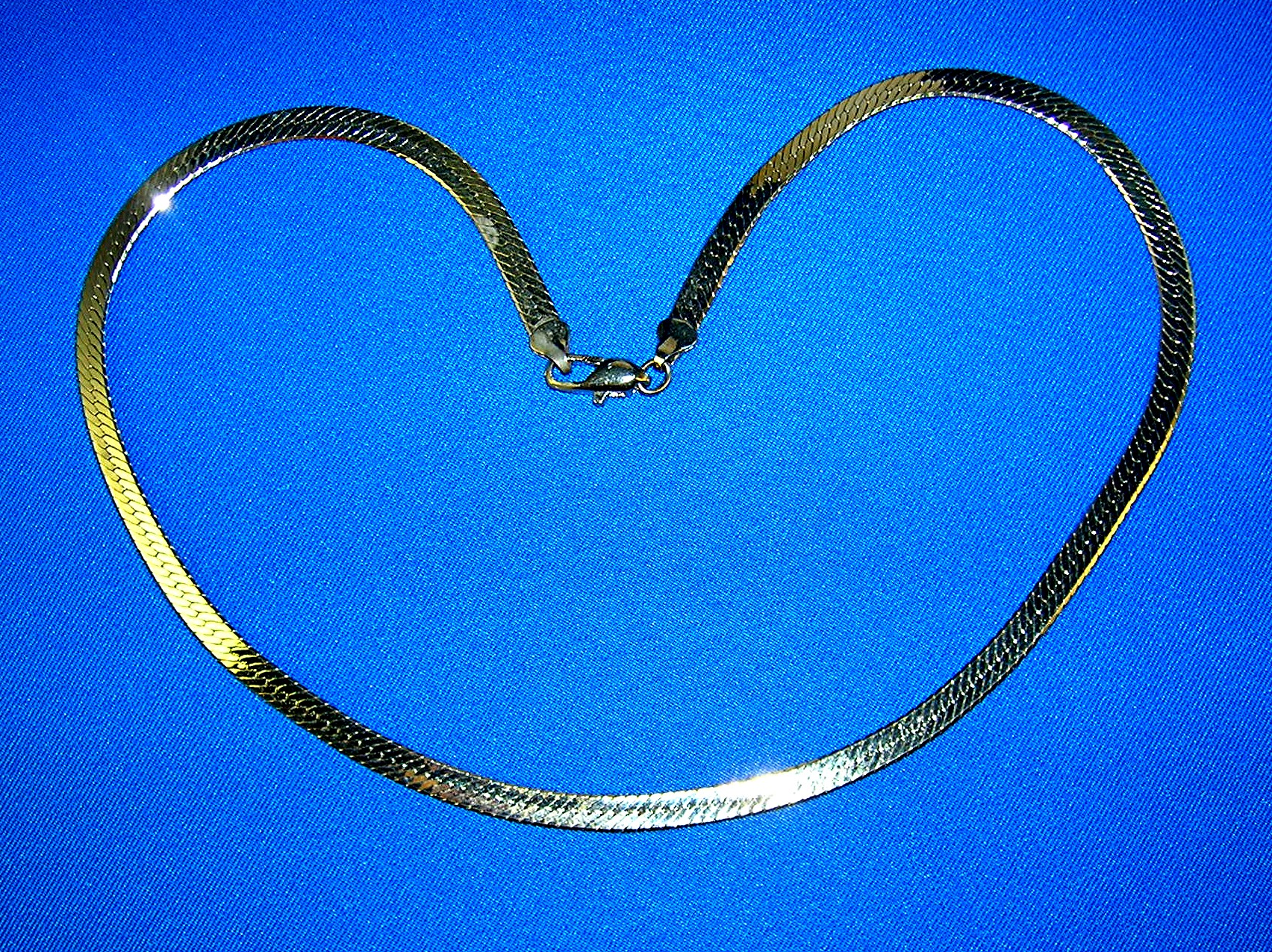 Necklace 20 Inch Gold Over Silver Herringbone
