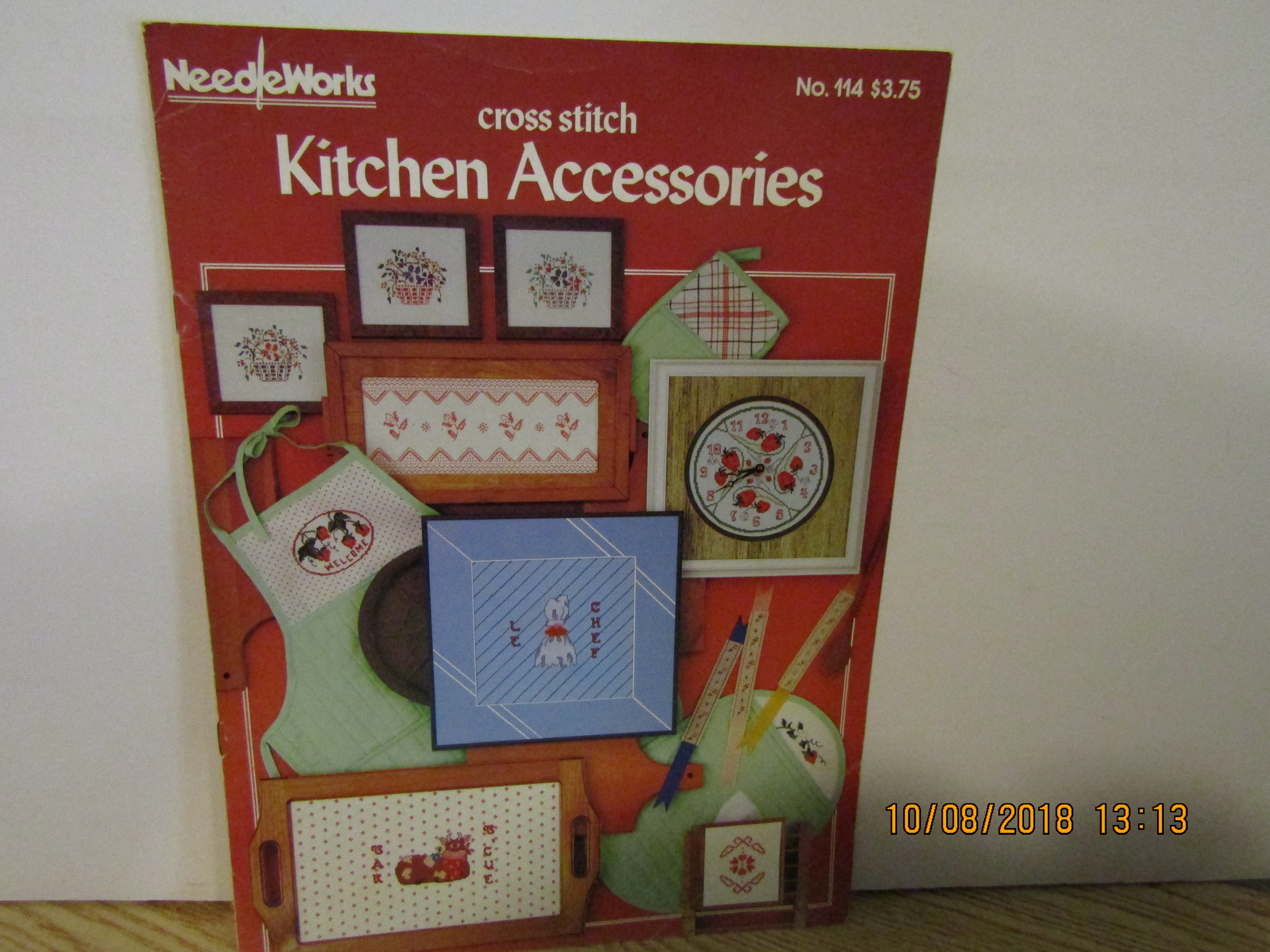 Needleworks Cross Stitch Book Kitchen Accessories #114