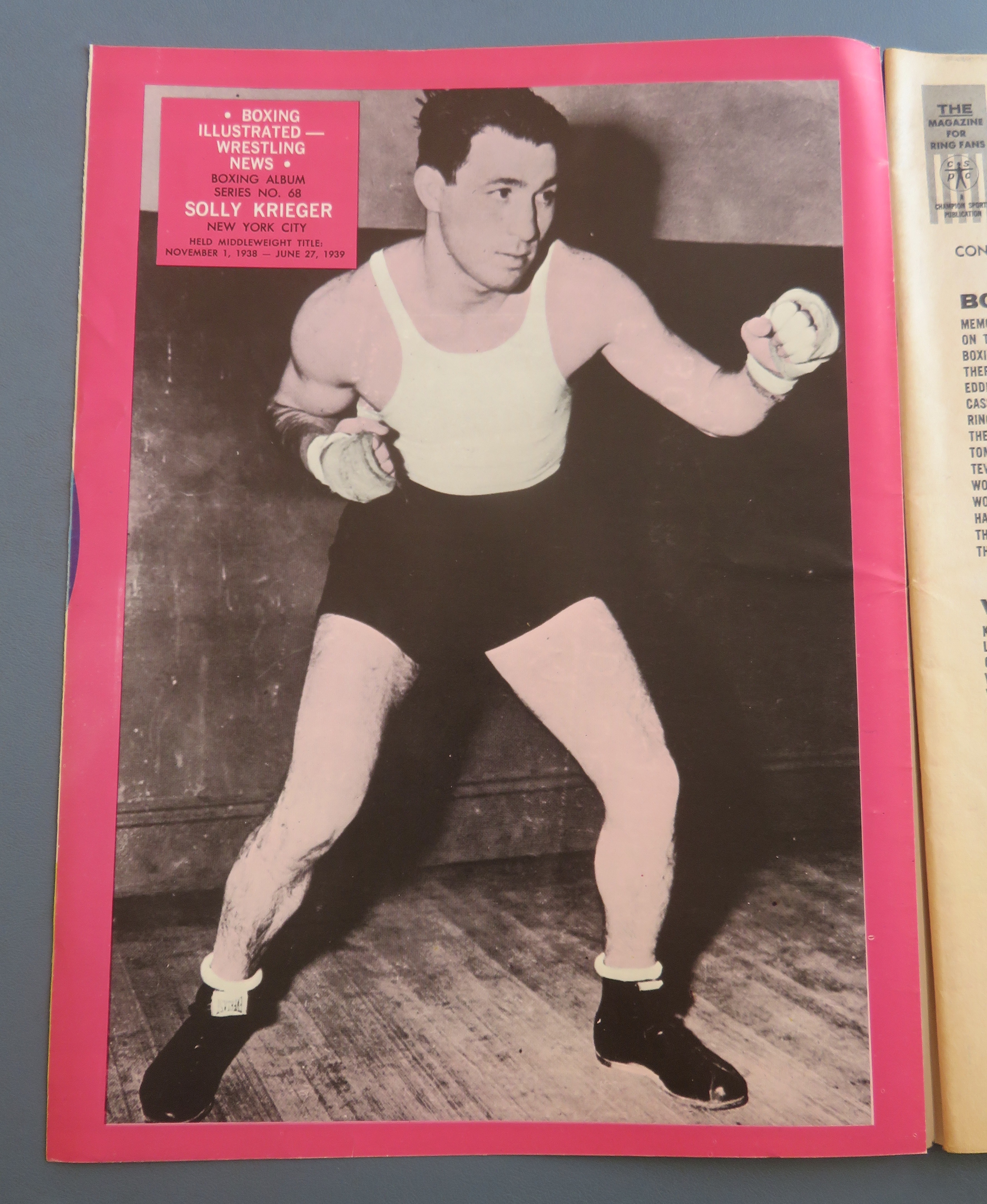 Boxing Illustrated Wrestling New Magazine May 1965