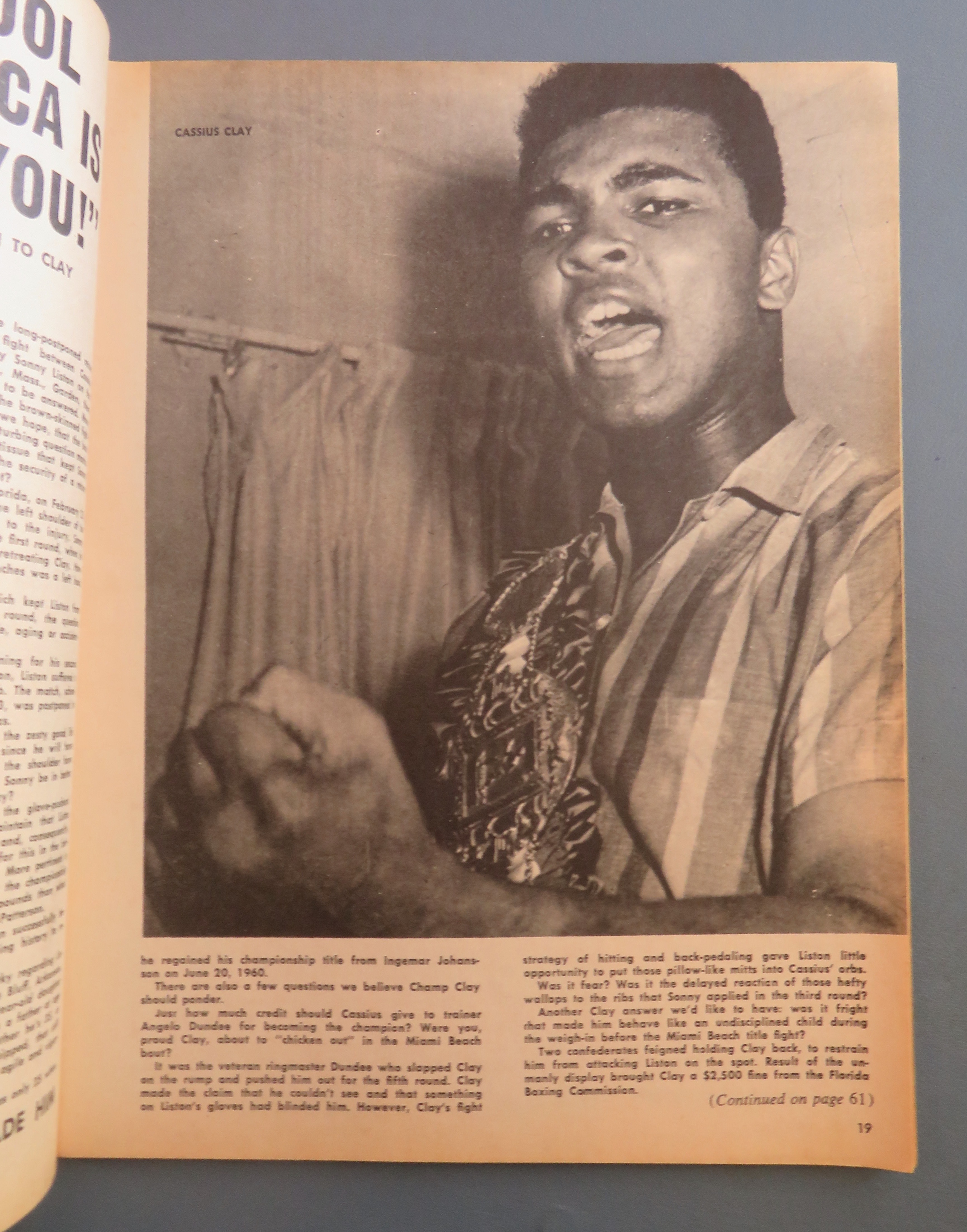 Boxing Illustrated Wrestling New Magazine May 1965