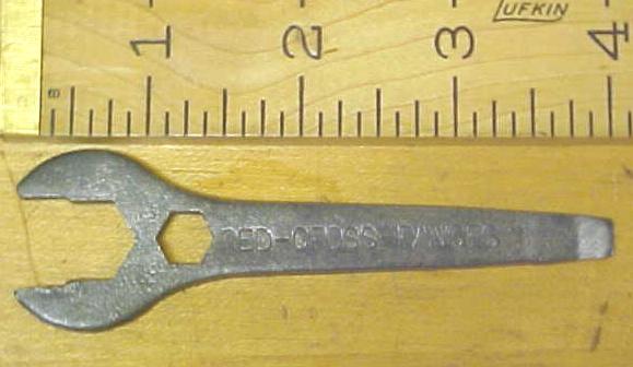 Red Cross Ranges Combination Tool Wrench