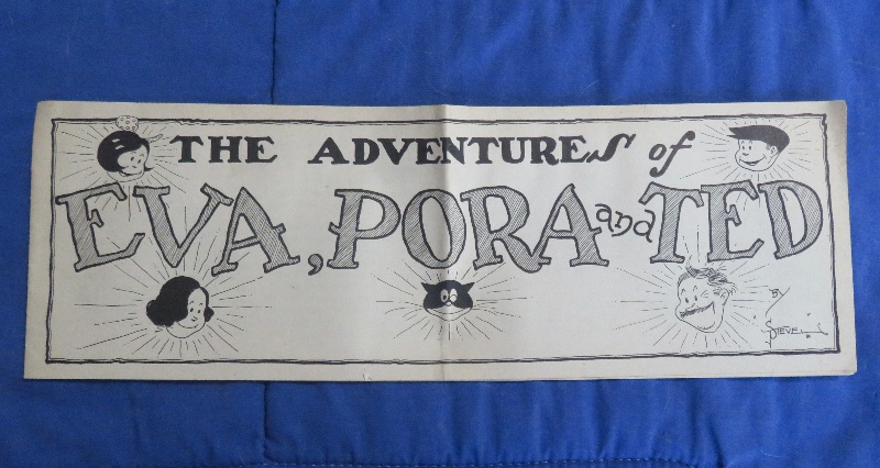 Original 1932 Adventures Of Eva, Pora & Ted Platinum Age Comic Book - Evaporated Milk Association