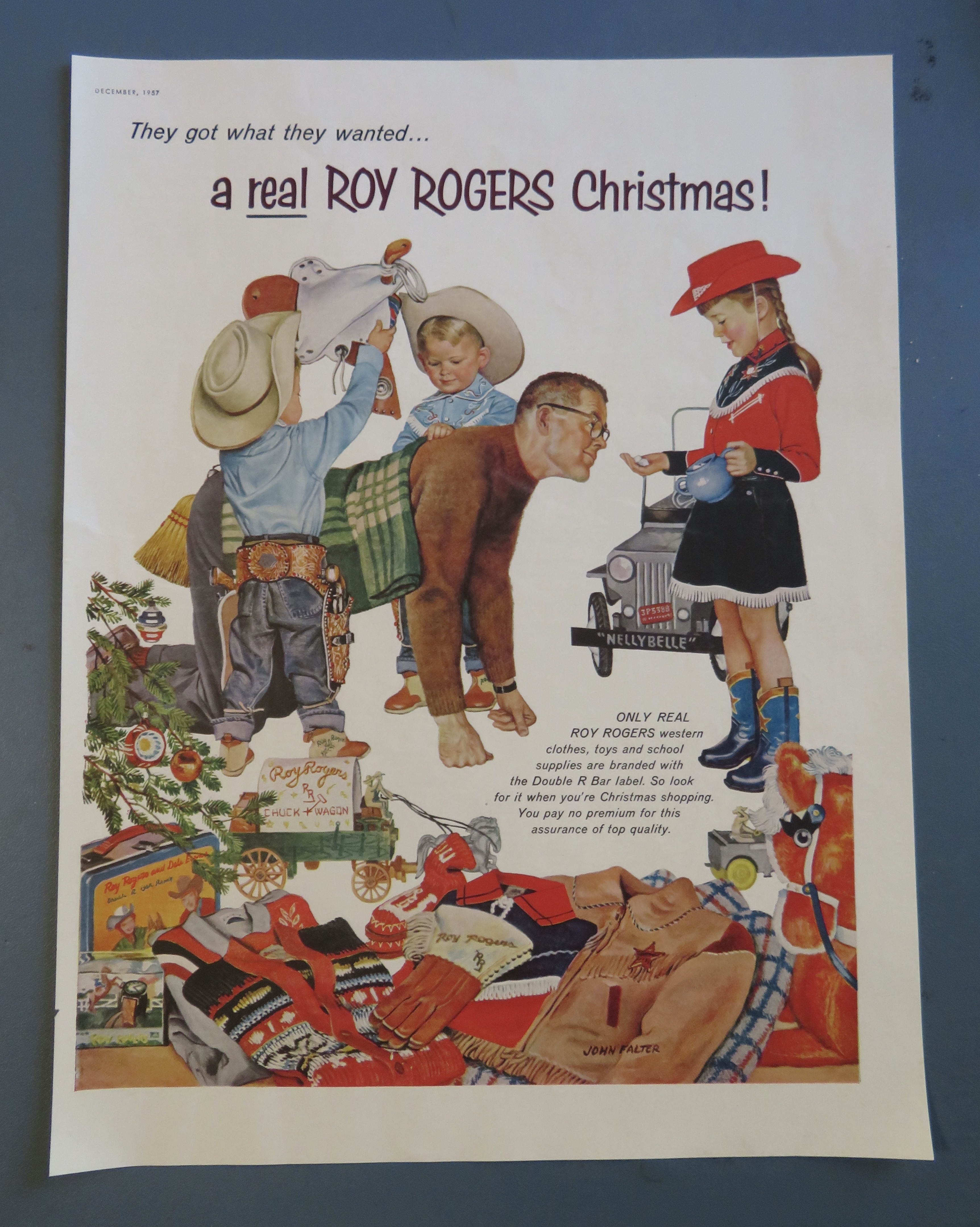 1957 Roy Rogers Clothing & More with Dad & His Children