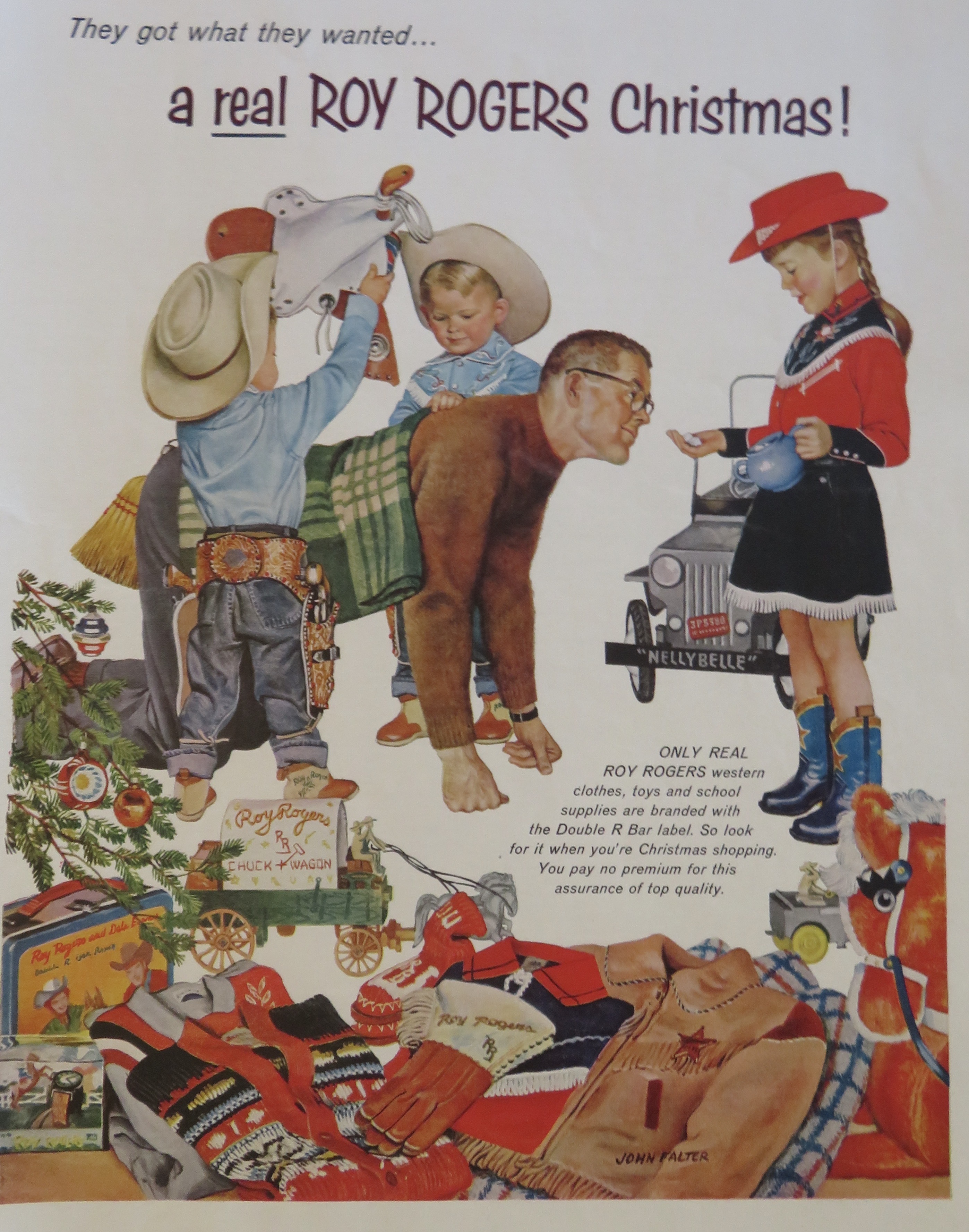1957 Roy Rogers Clothing & More with Dad & His Children