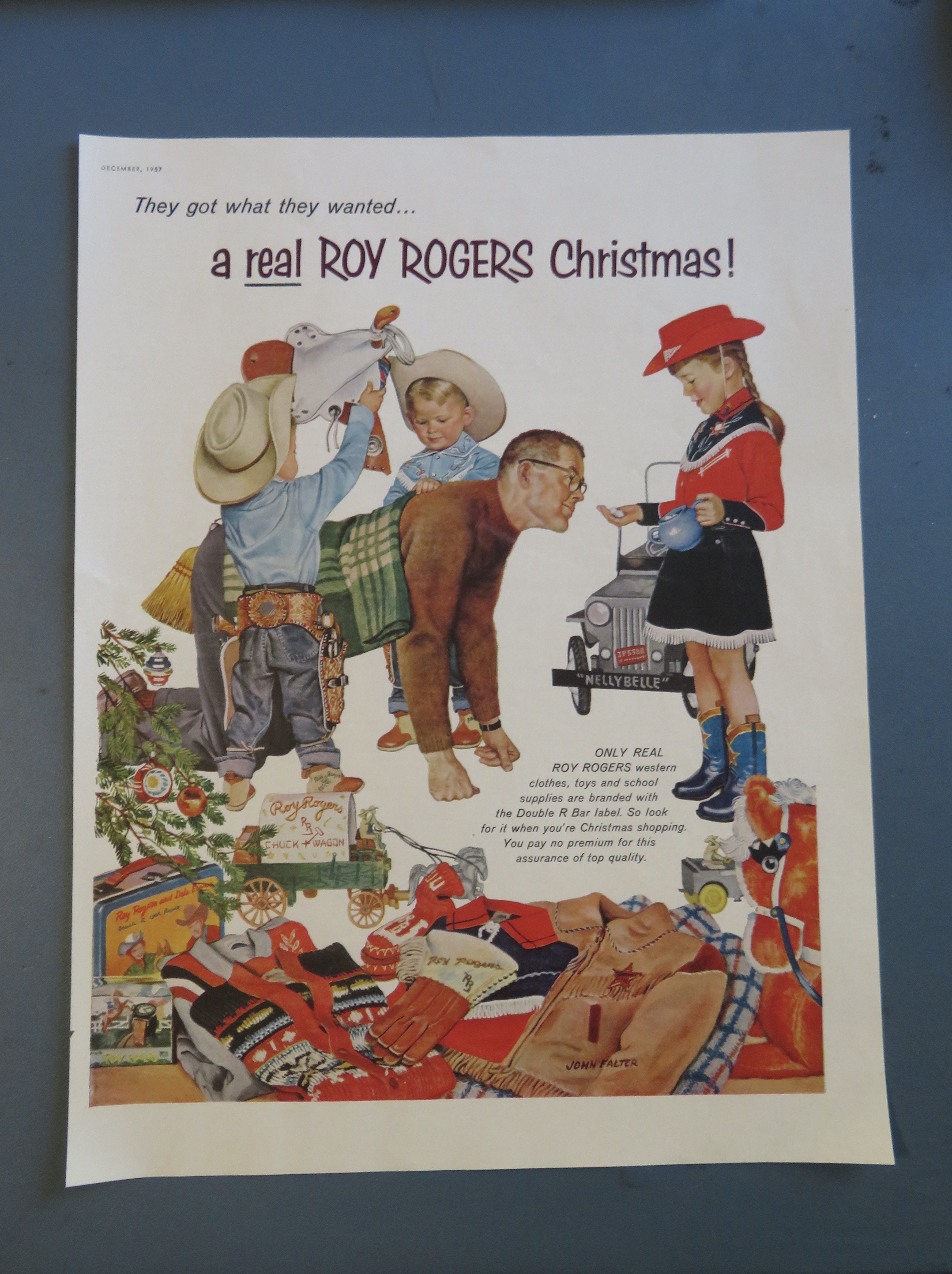 1957 Roy Rogers Clothing & More with Dad & His Children