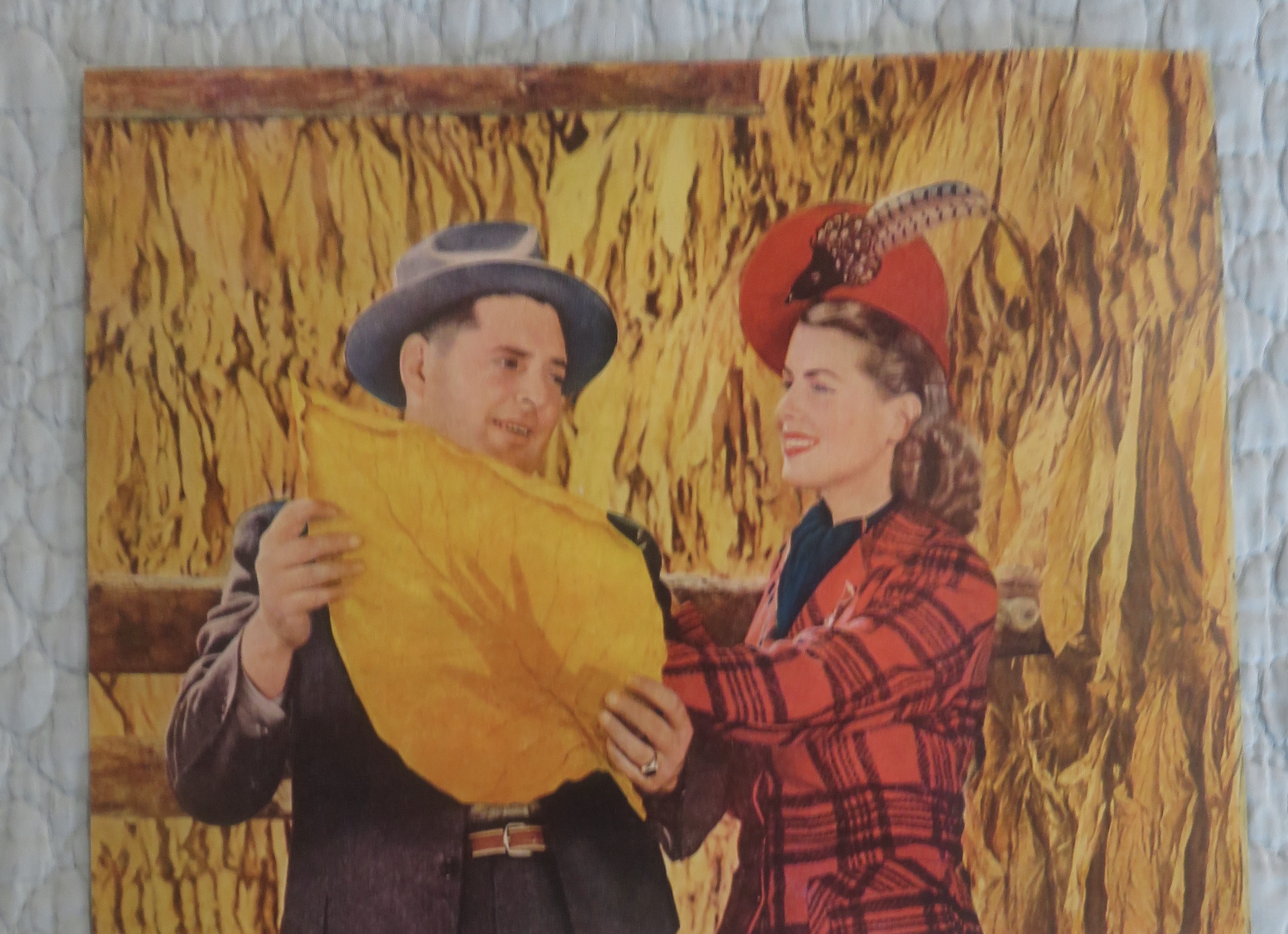 1942 Lucky Strike Cigarette with Man & Woman