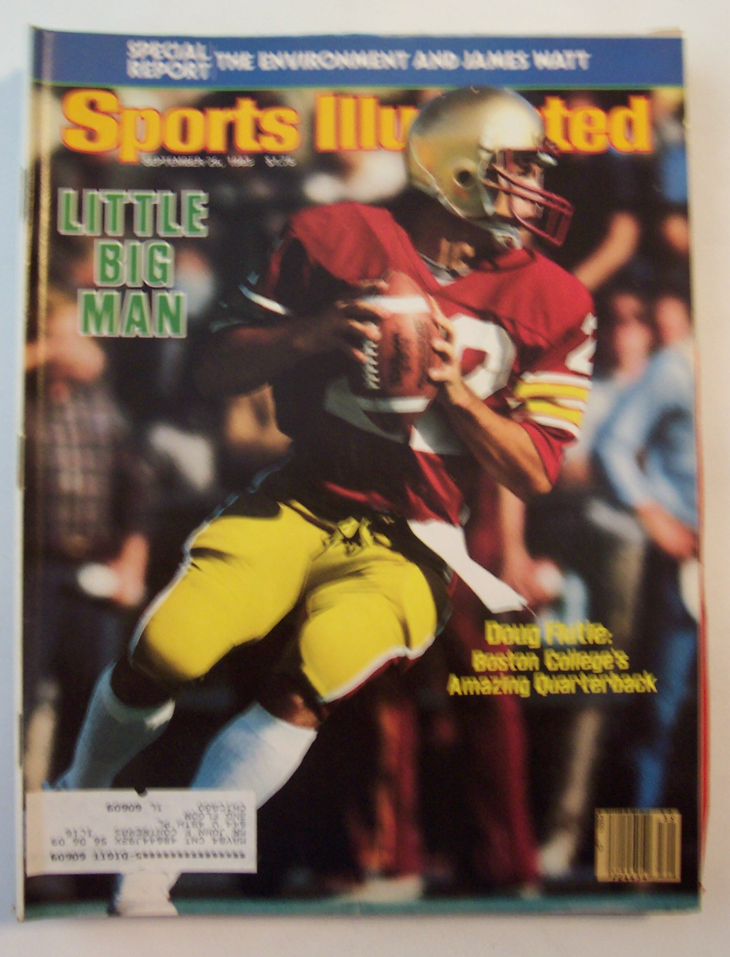 Sports Illustrated Magazine -Sept 26, 1983- Doug Flutie