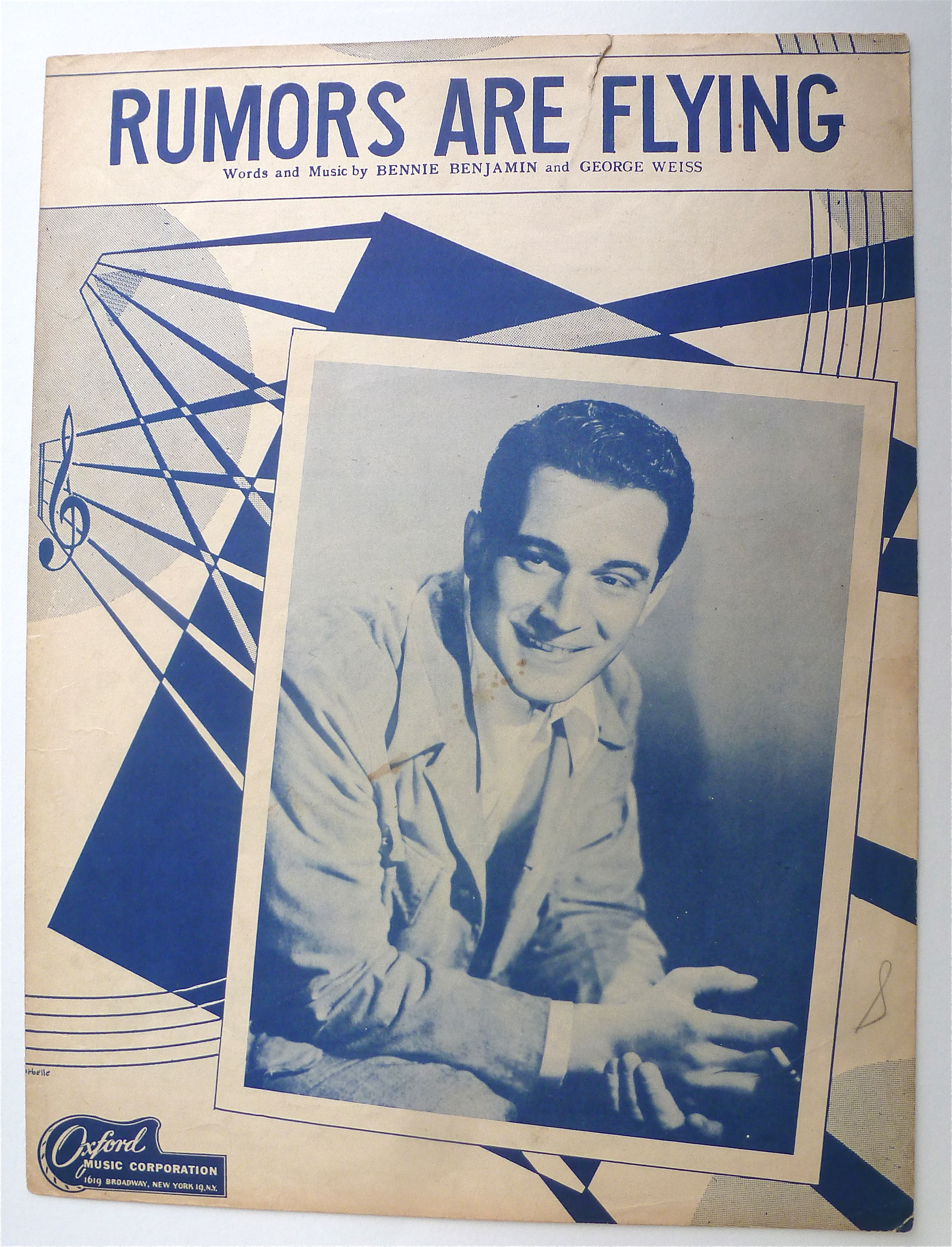 Sheet Music For 1946 Rumors Are Flying