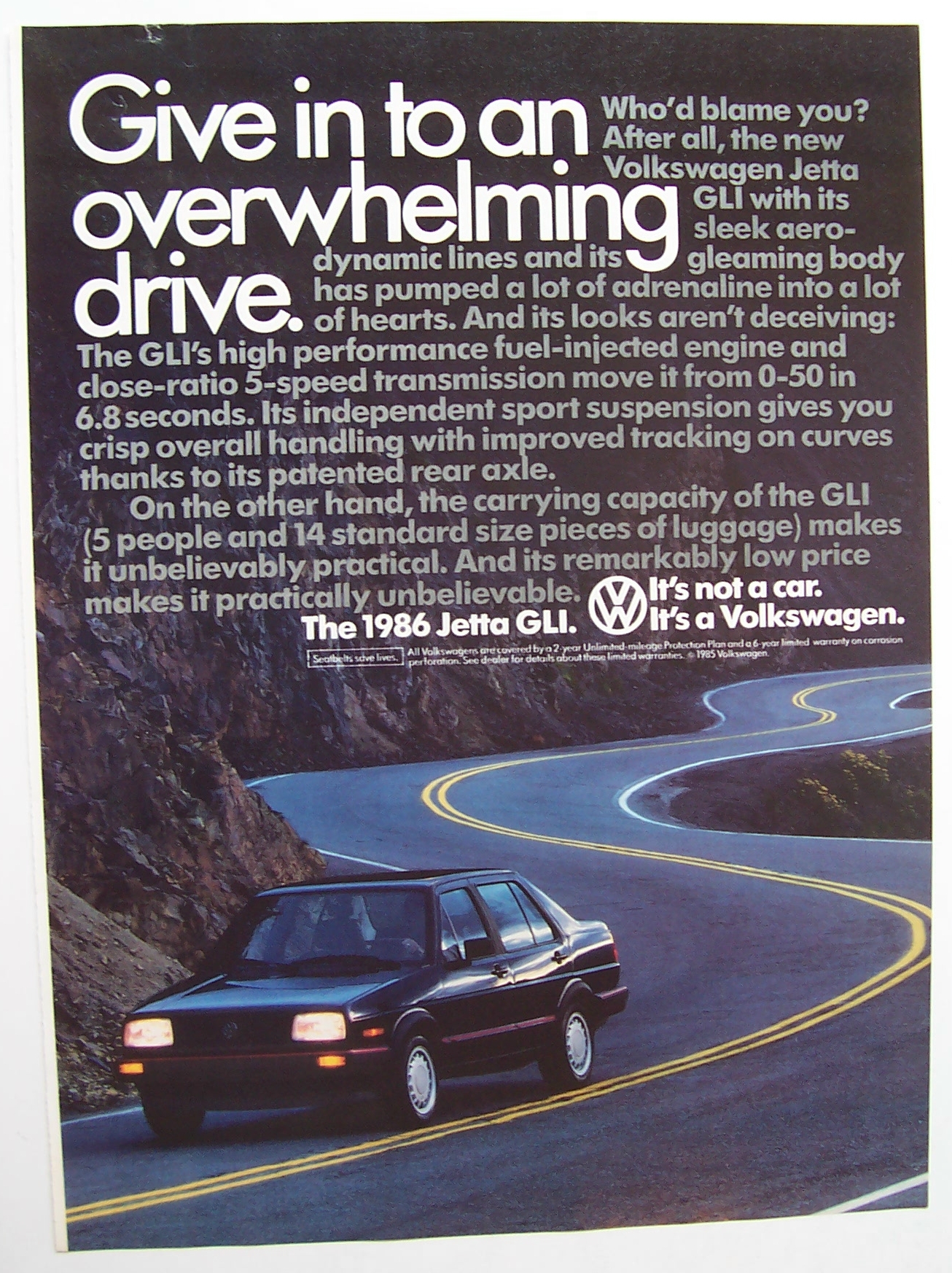 1986  Volkswagen  Jetta  GLI