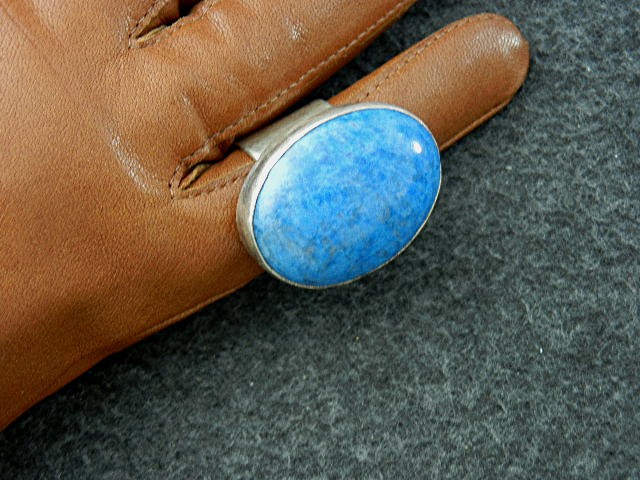 Silver Creations SW Sterling Silver Denhim Lapis Ring