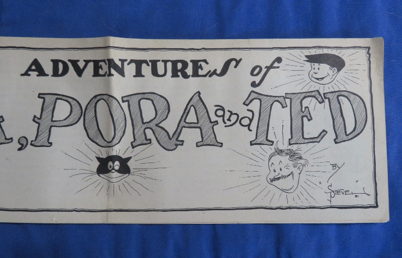 Original 1932 Adventures Of Eva, Pora & Ted Platinum Age Comic Book - Evaporated Milk Association
