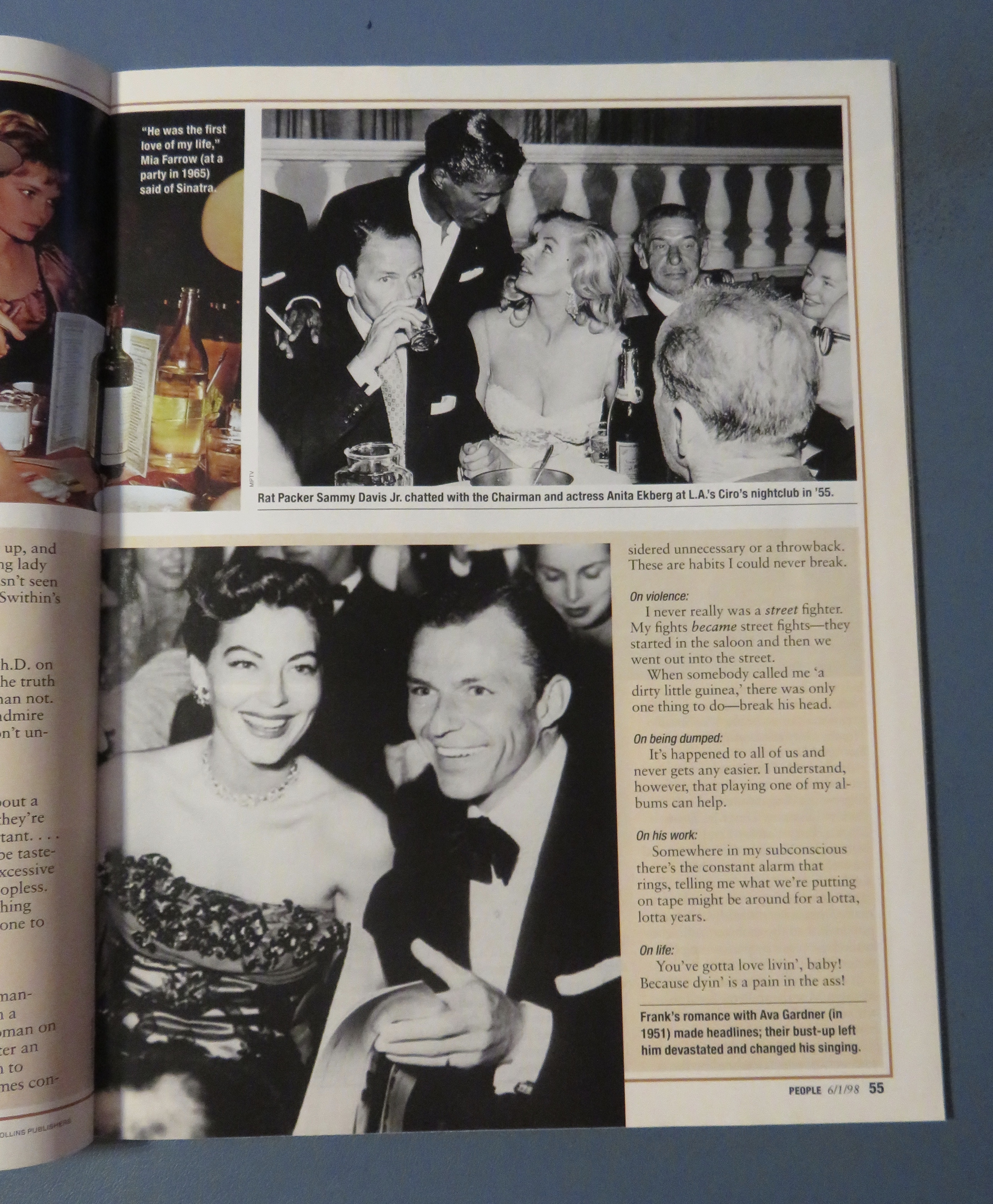 People Magazine June 1, 1998 Frank Sinatra
