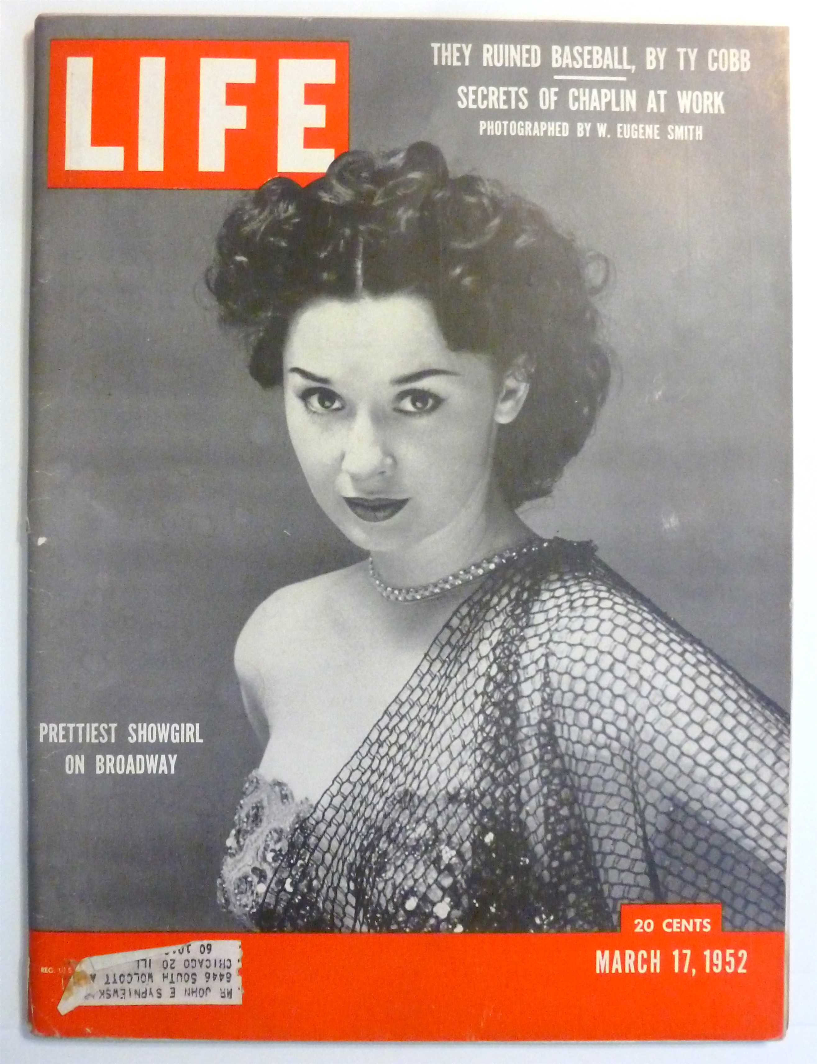 Life Magazine-March 17, 1952-Prettiest Showgirl