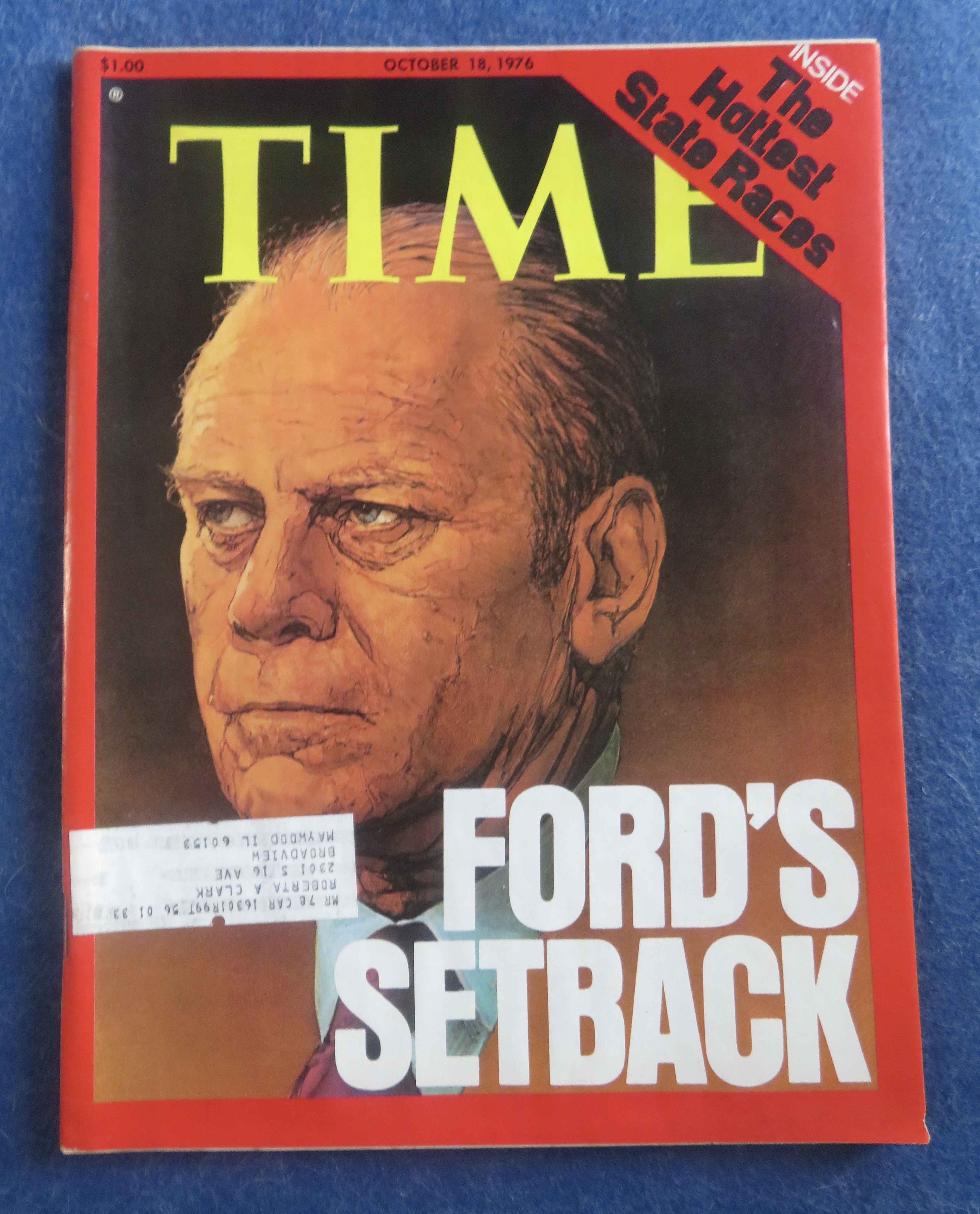 Time Magazine October 18, 1976 Ford's Setback