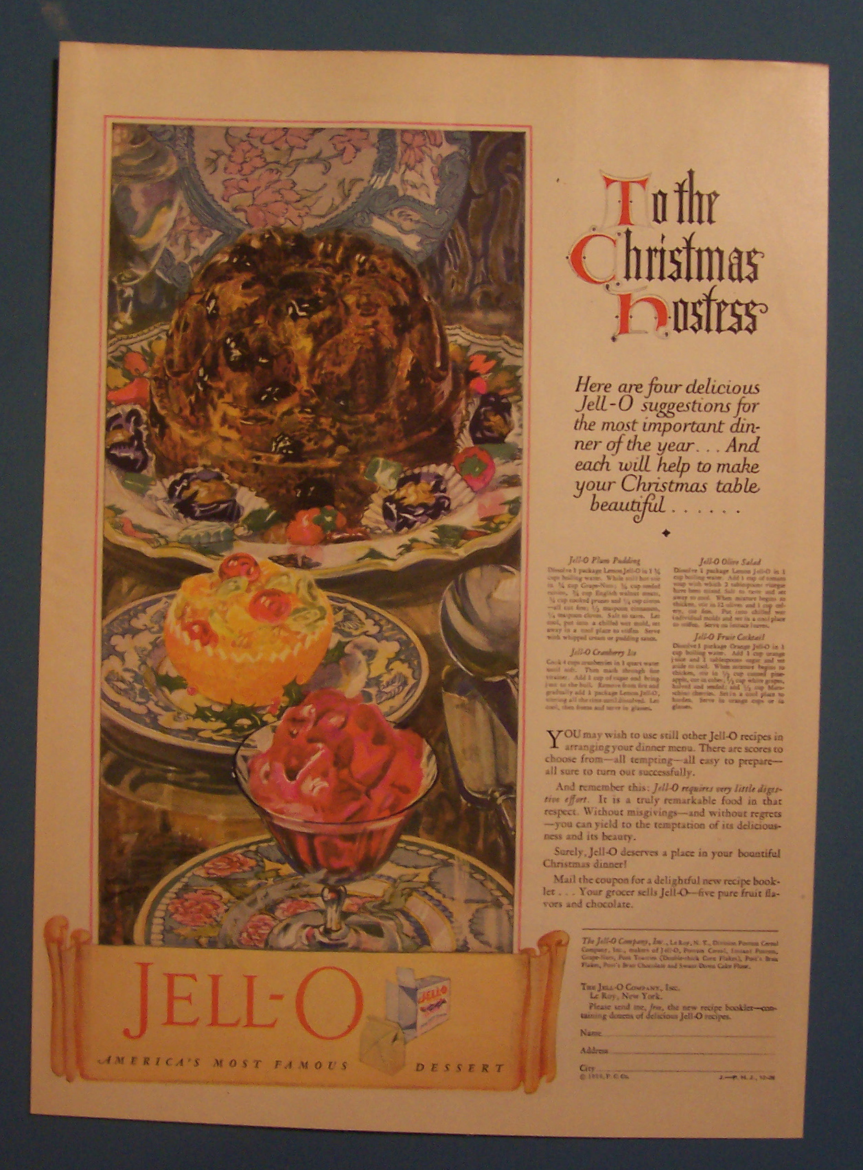 1926  Jell-O  By  Giro