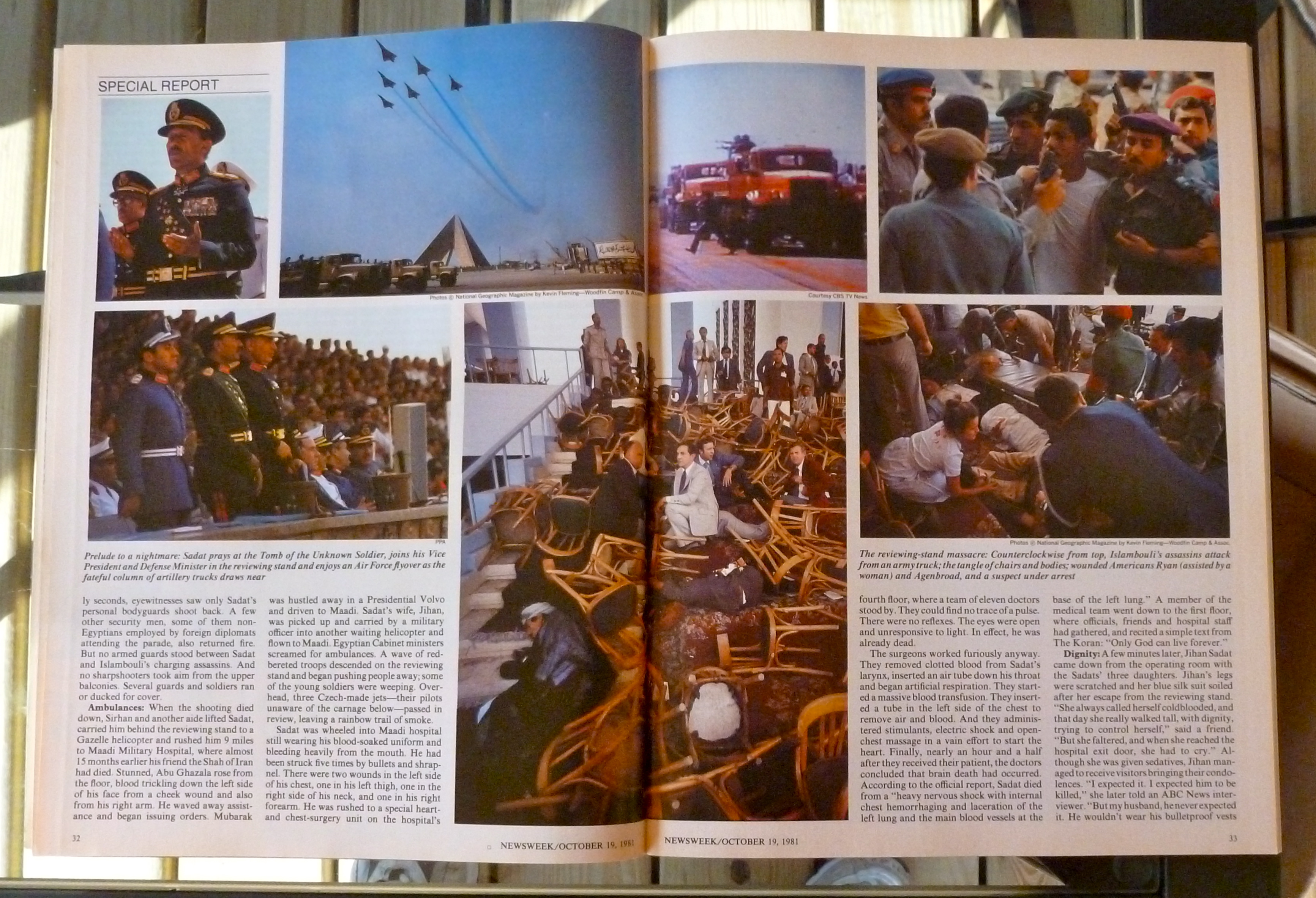 Newsweek Magazine-October 19, 1981-Sadat Assassination