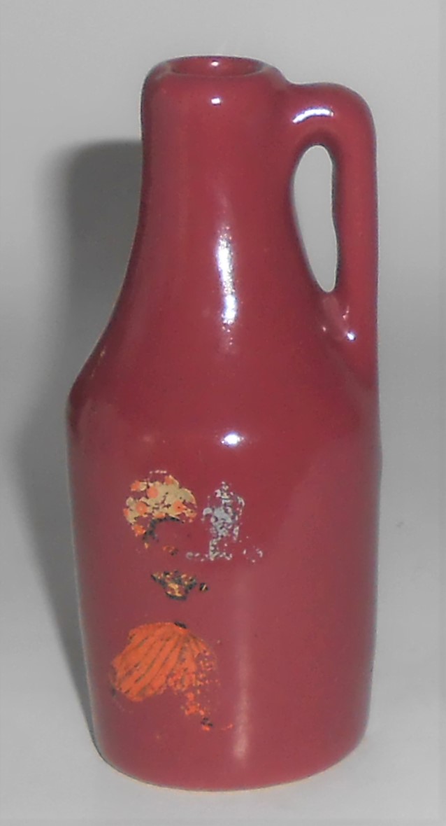 Zanesville Stoneware Uhl Pottery J-9 Gloss Rose
