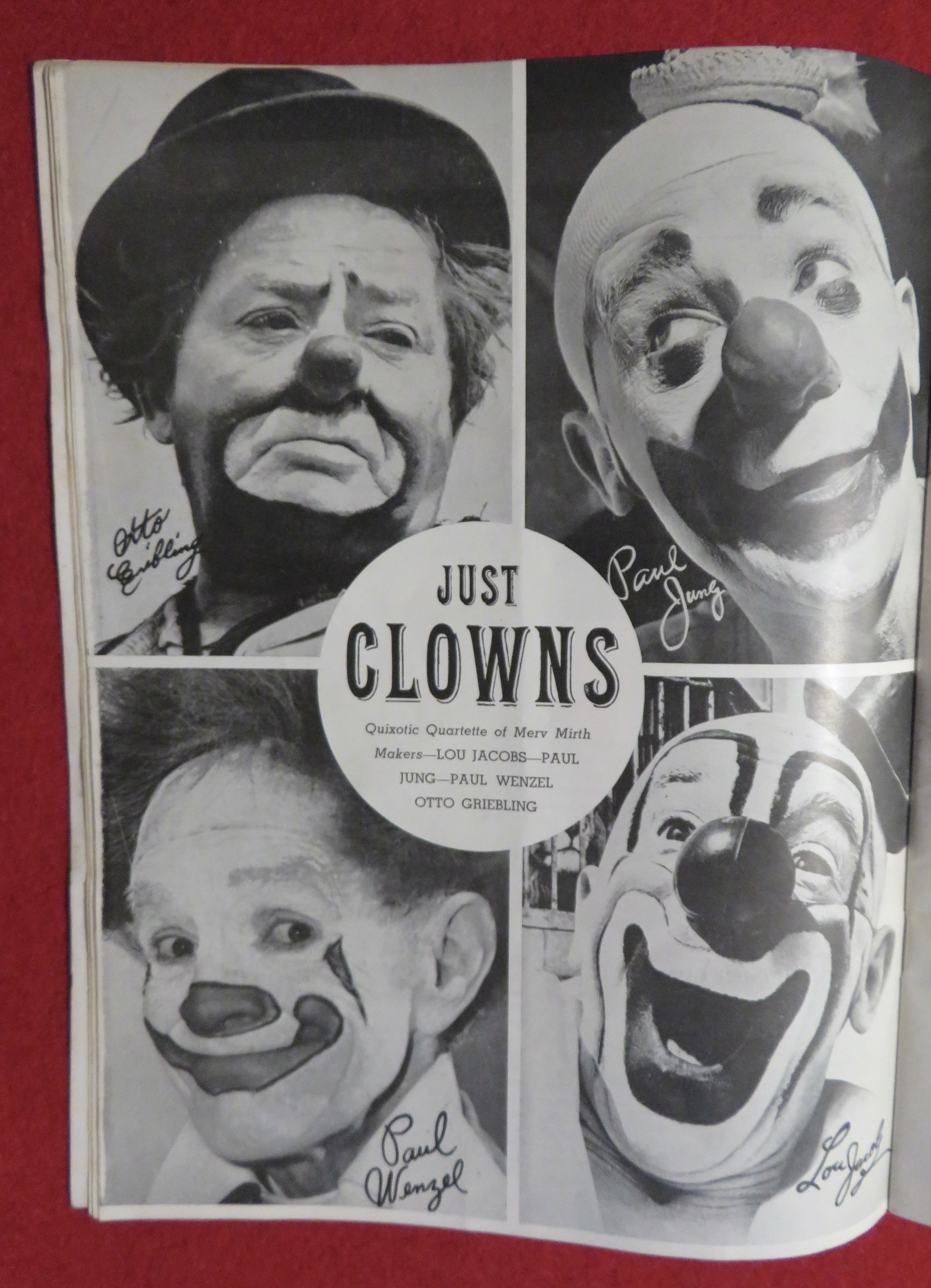 Ringling Bros Barnum & Bailey Circus Program 1962