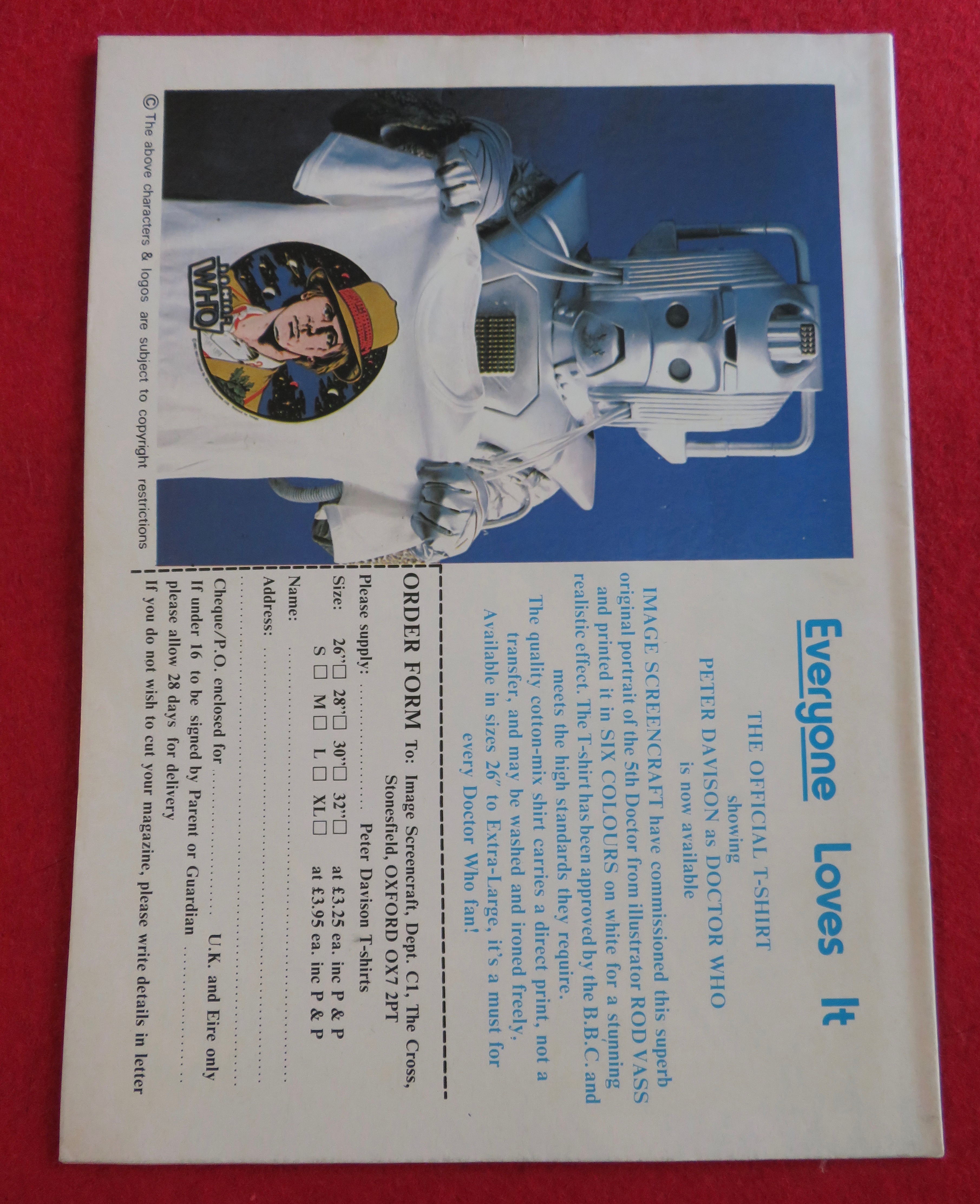 Doctor Who Magazine 1983 Daleks & Cyberman