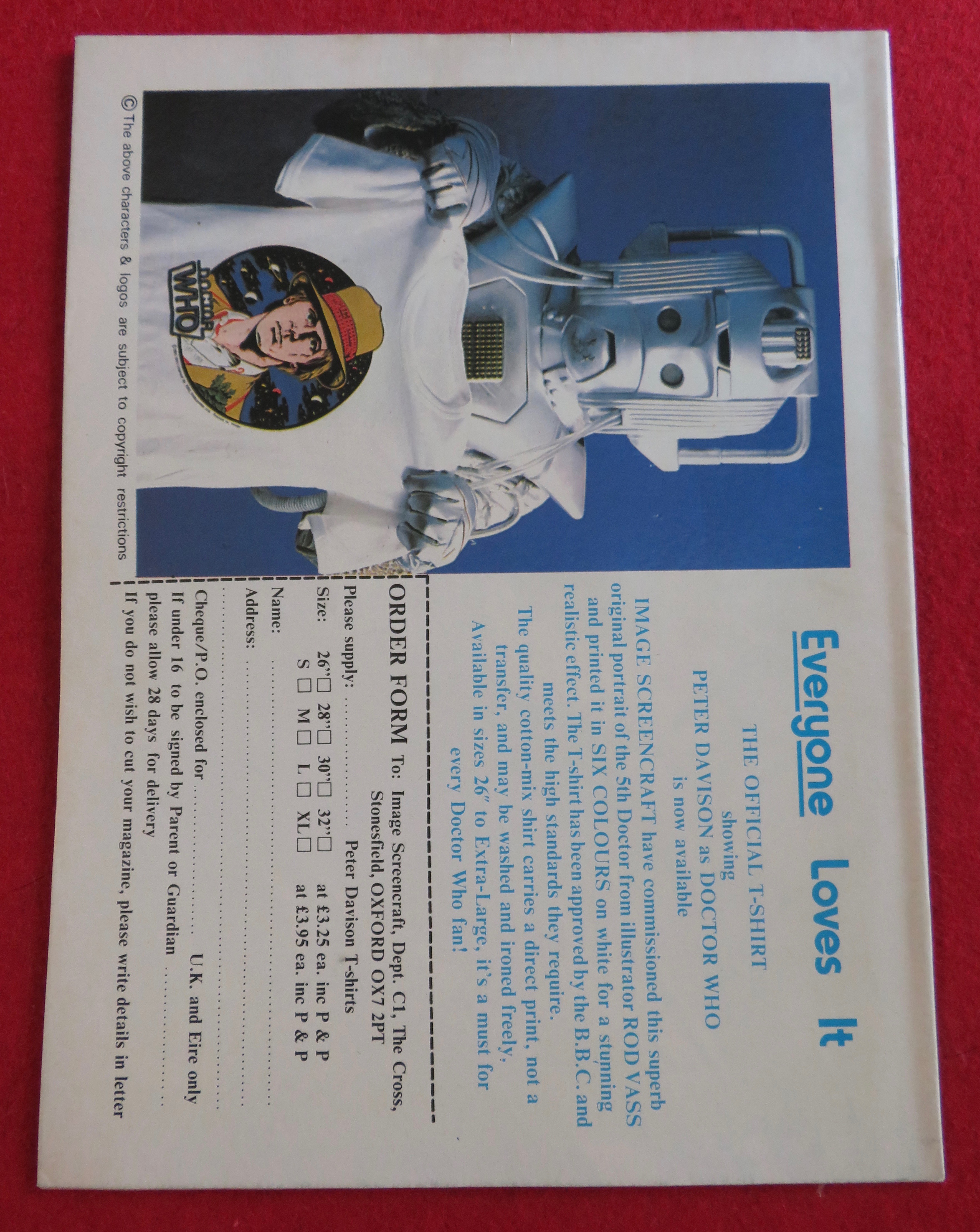 Doctor Who Magazine 1983 Daleks & Cyberman