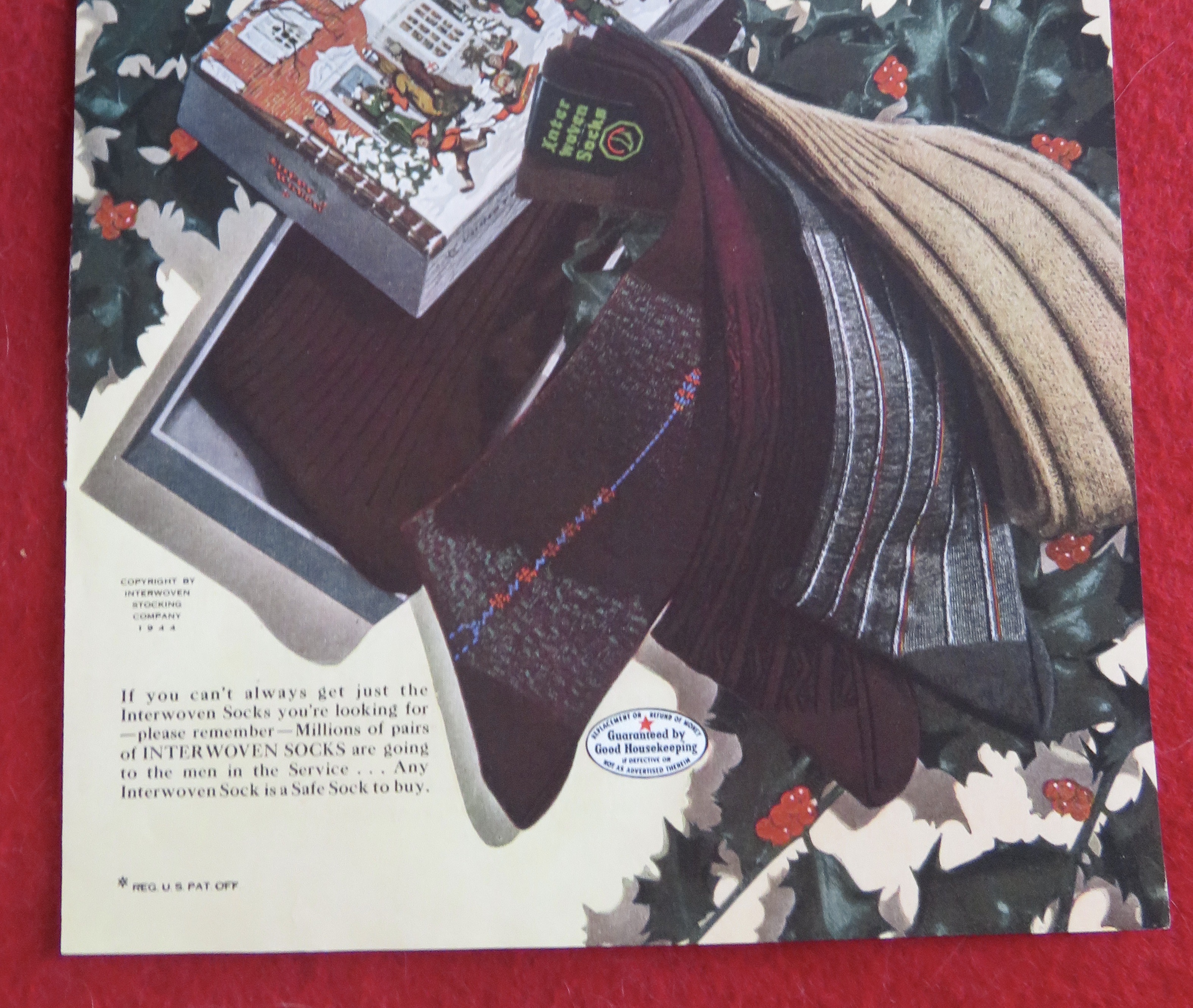 1944 Interwoven Socks with a Box of Socks