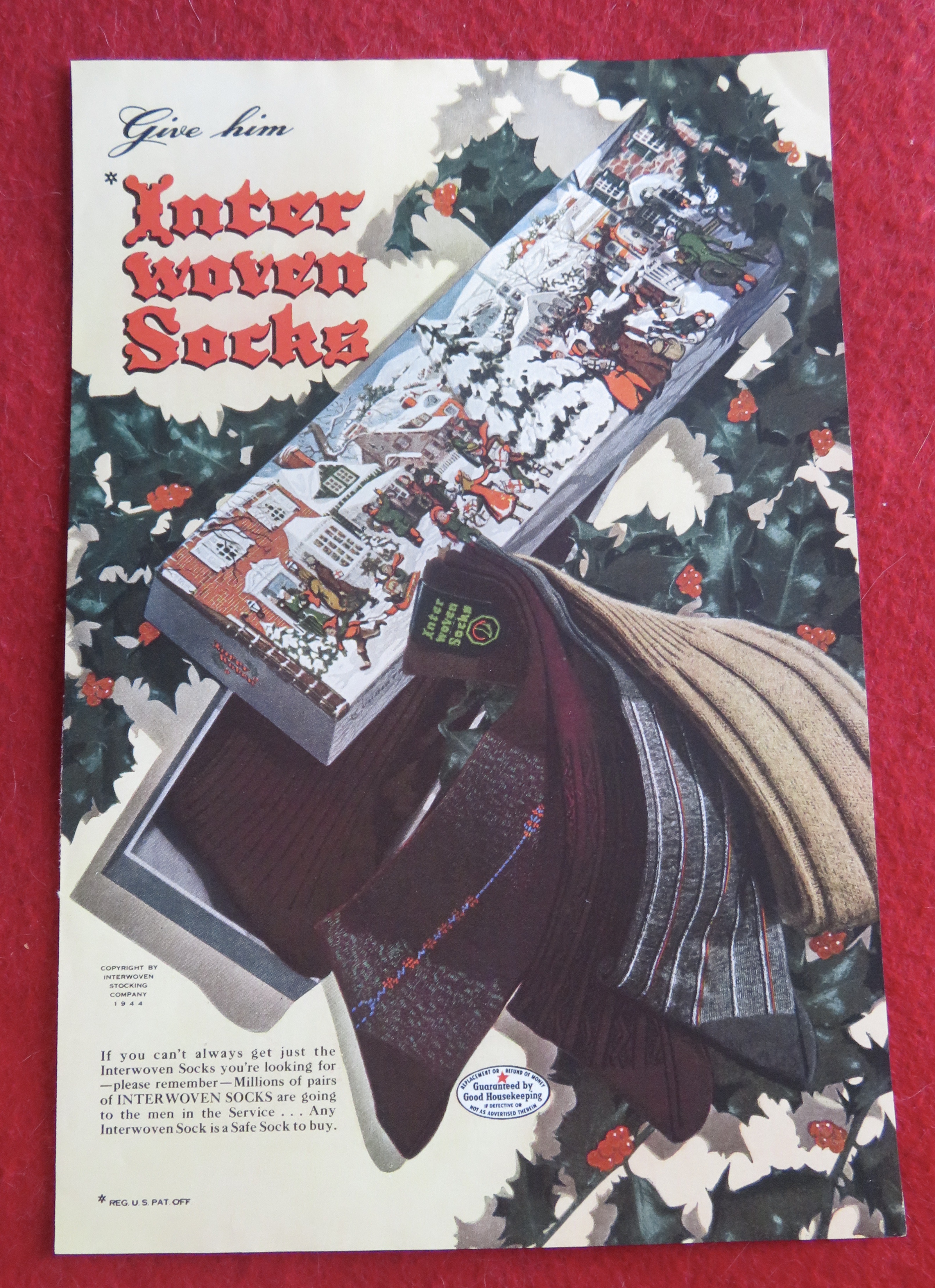1944 Interwoven Socks with a Box of Socks