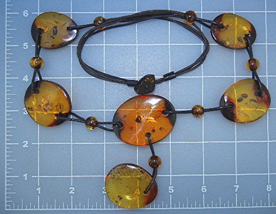 Baltic Golden Amber Necklace 52 Grams