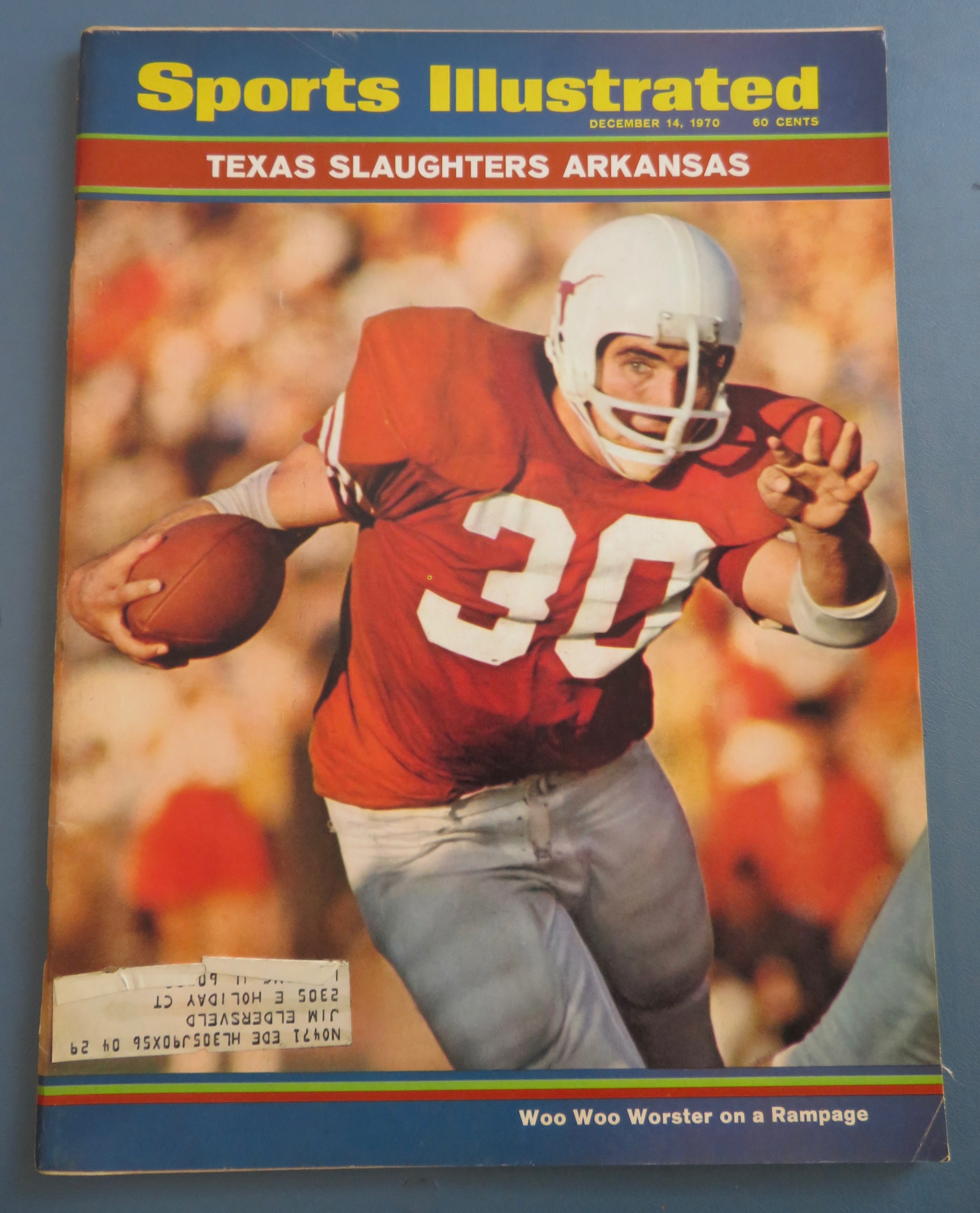 Sports Illustrated Magazine December 14, 1970 Worster