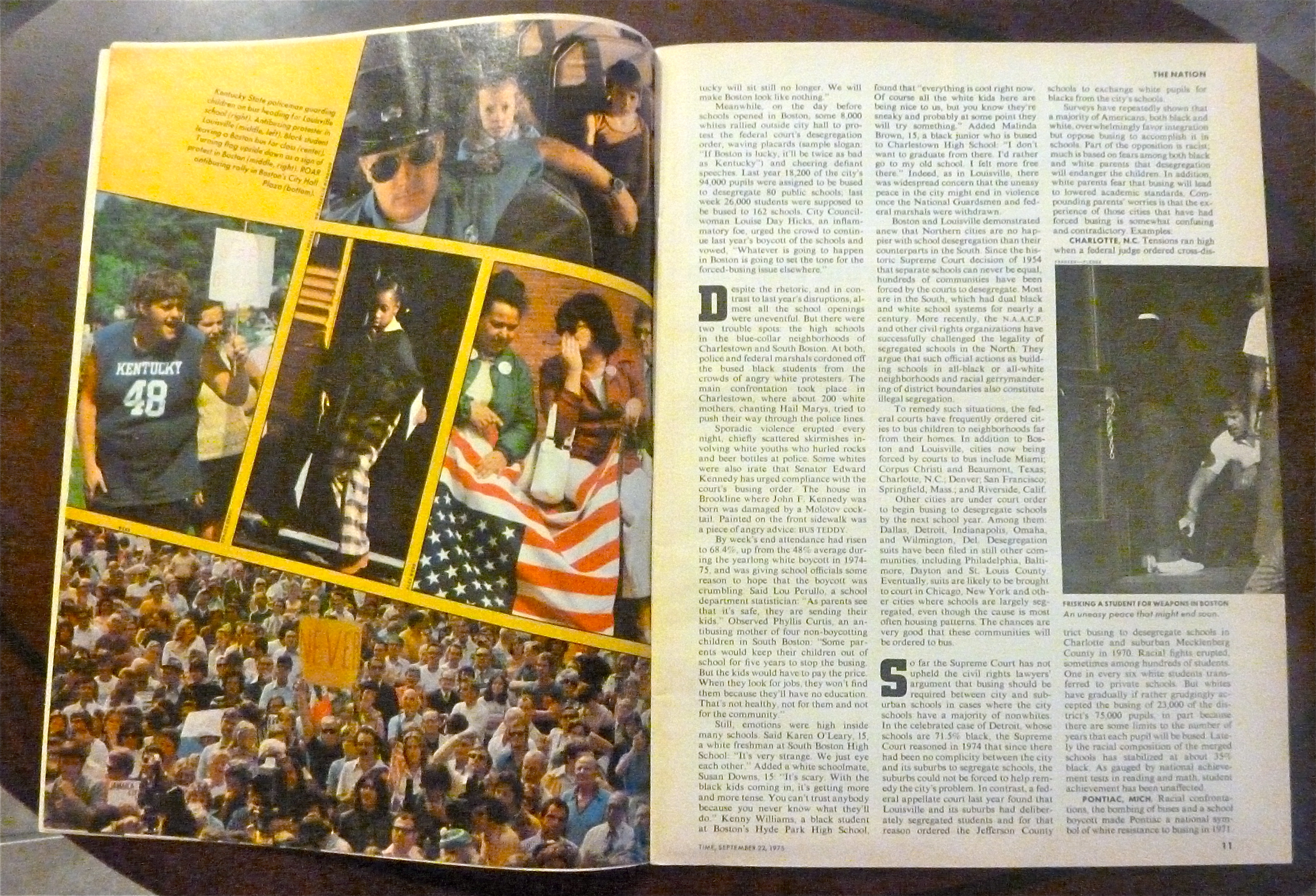 Time Magazine-September 22, 1975-Busing Battle