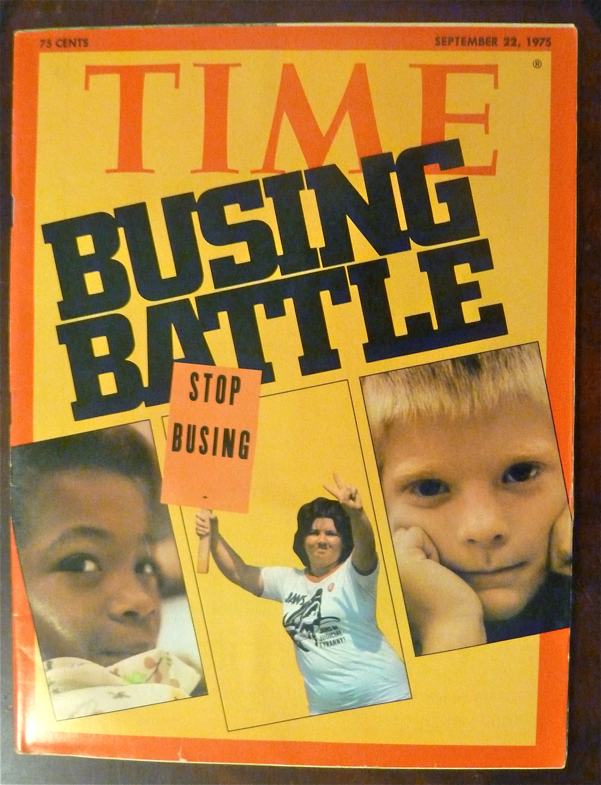 Time Magazine-September 22, 1975-Busing Battle