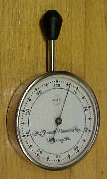 McDonnell Odometer w/Box Lightning Speed Indicator