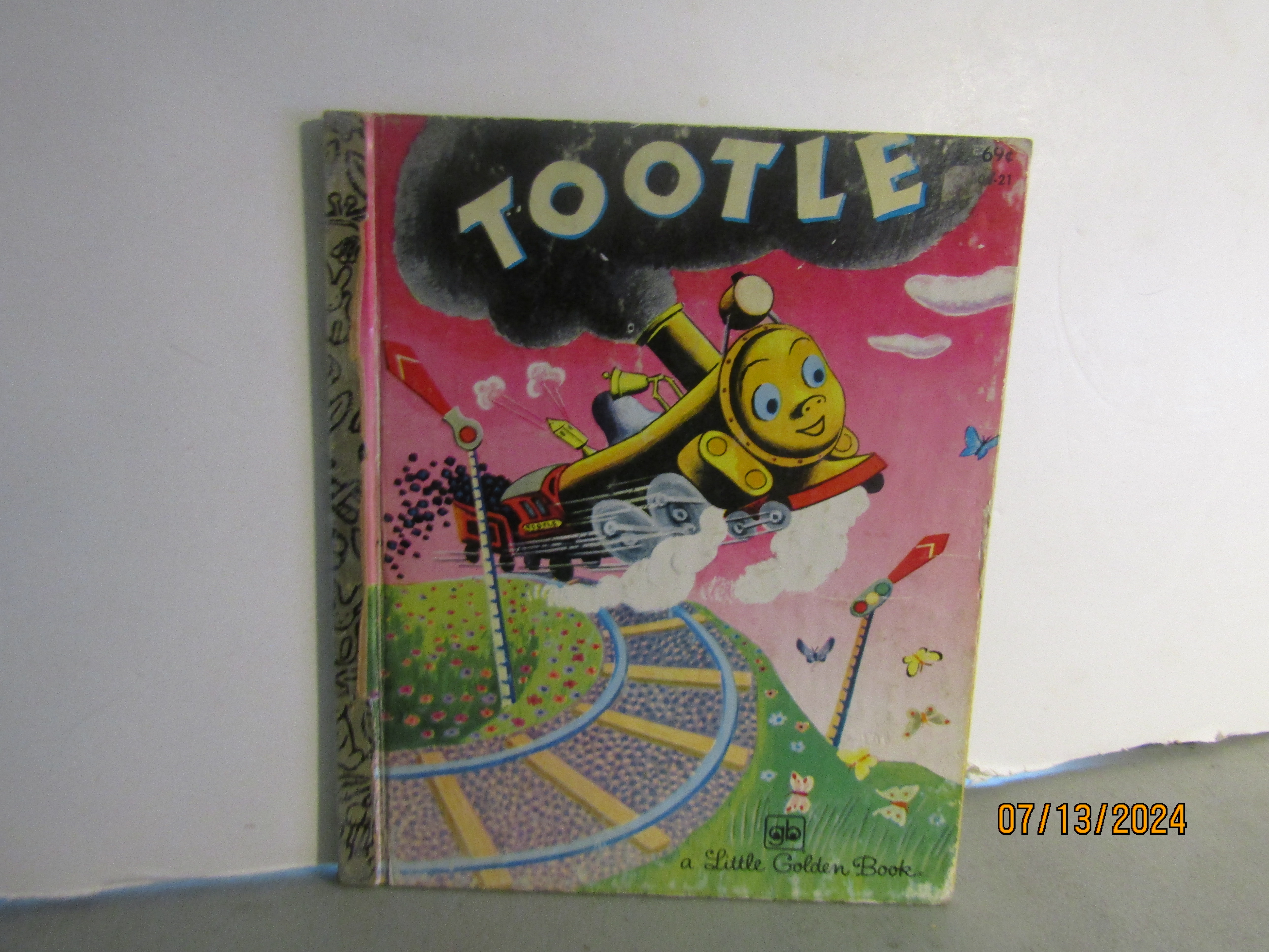 Vintage Little Golden Book Tootle 38th Printing